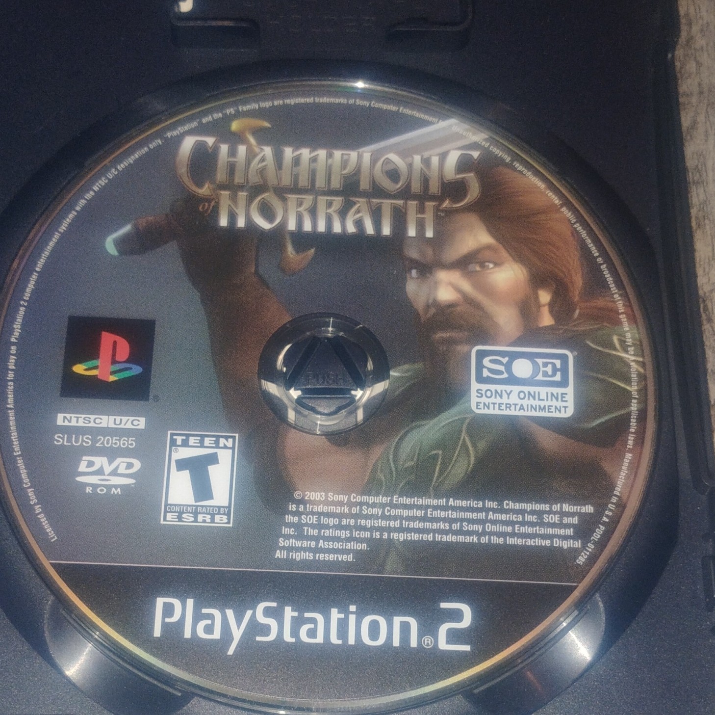 Sony Online Entertainment Champions of Norrath PS2 RPG Multiplayer Online 2003