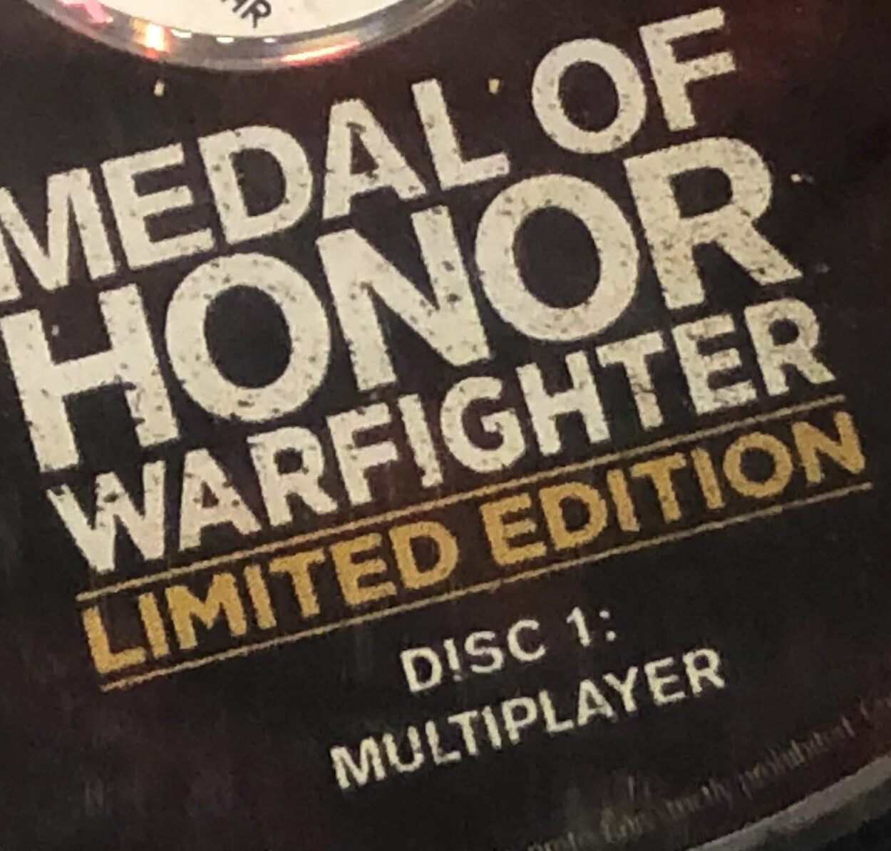 Medal of Honor: Warfighter -Limited Edition Xbox 360,￼ Disk 1 ￼Multiplayer