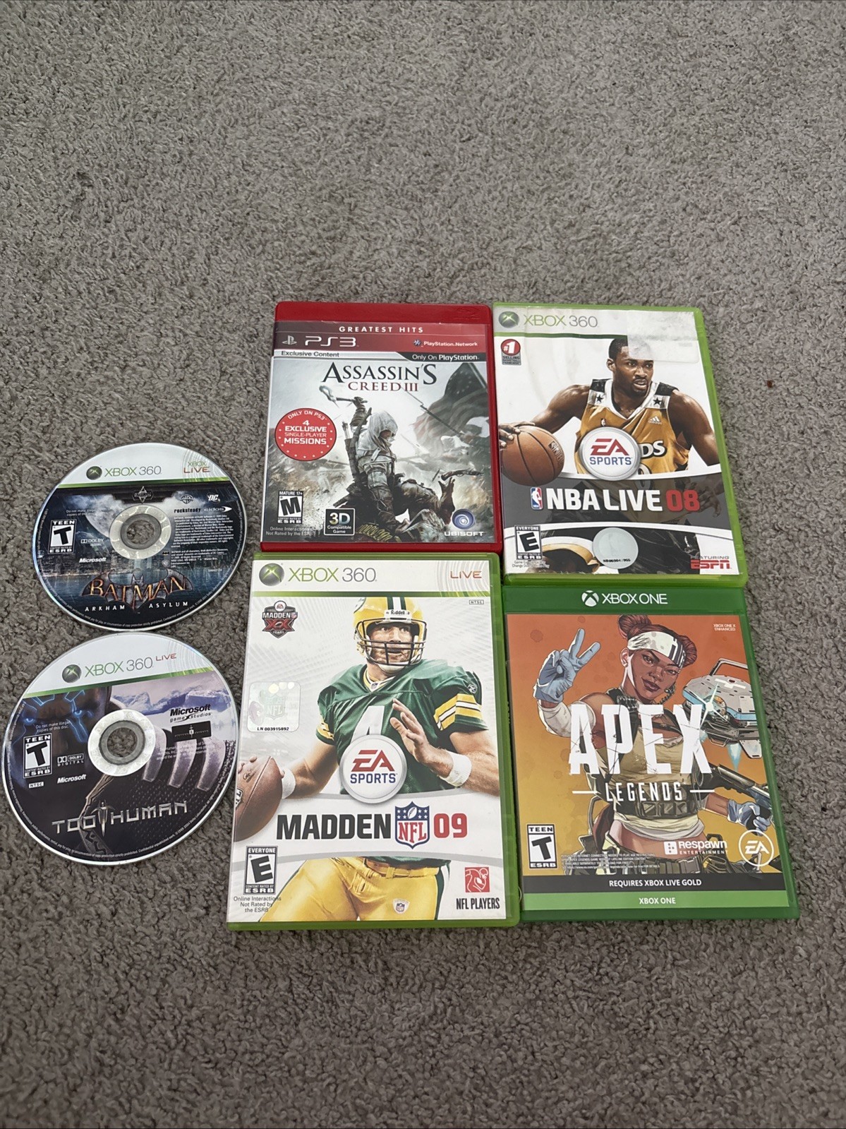 Lot Of 6 Random Games