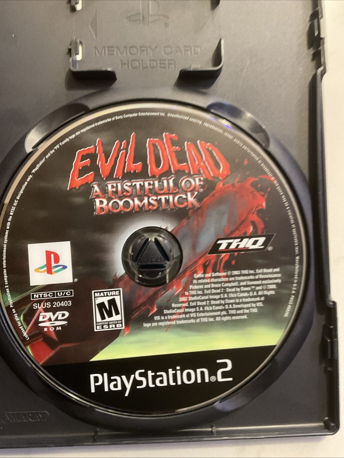 Evil Dead: A Fistful of Boomstick (Sony PlayStation 2 Game) Complete w/Manual