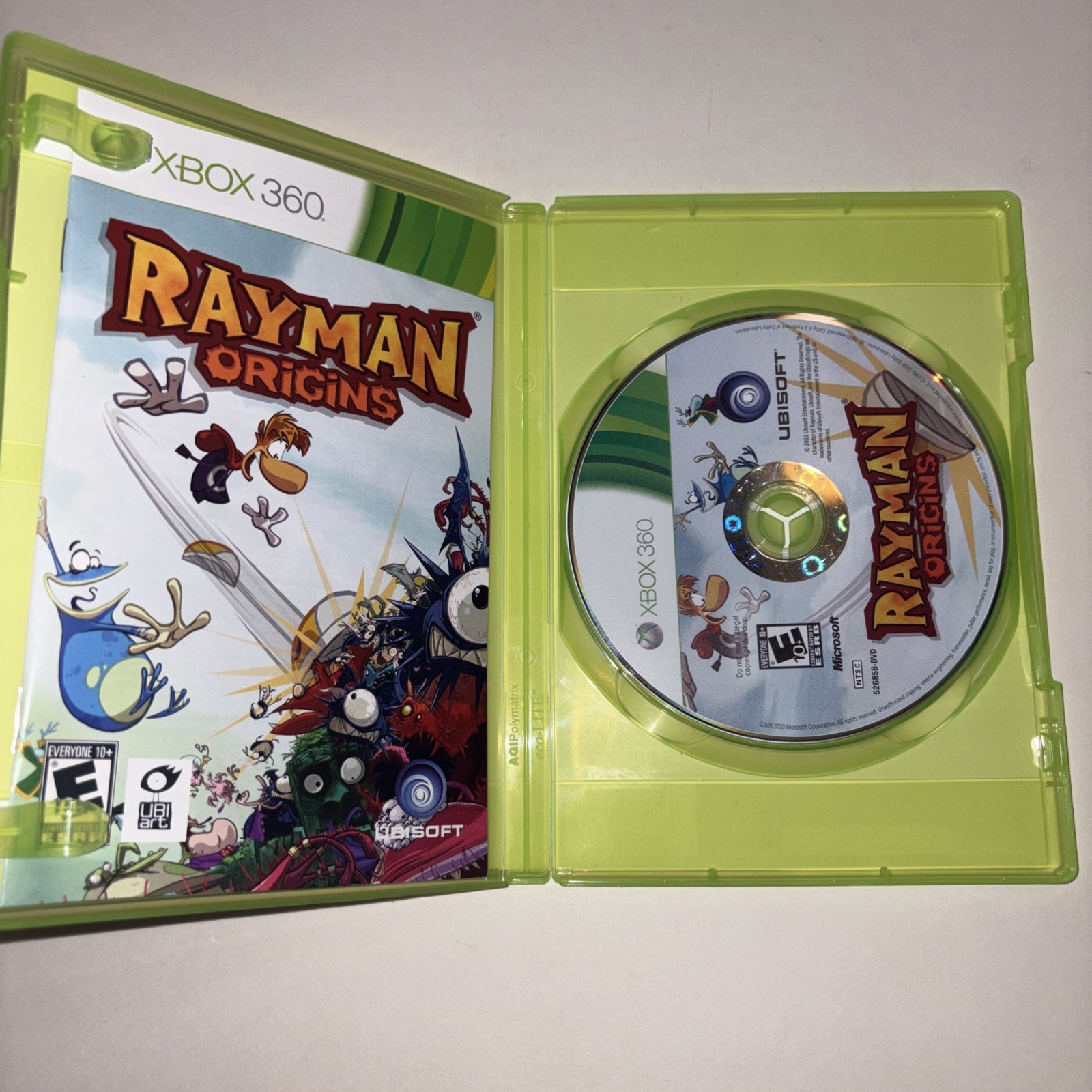 Rayman Origins Microsoft Xbox 360 2011 Complete Untested PREOWNED