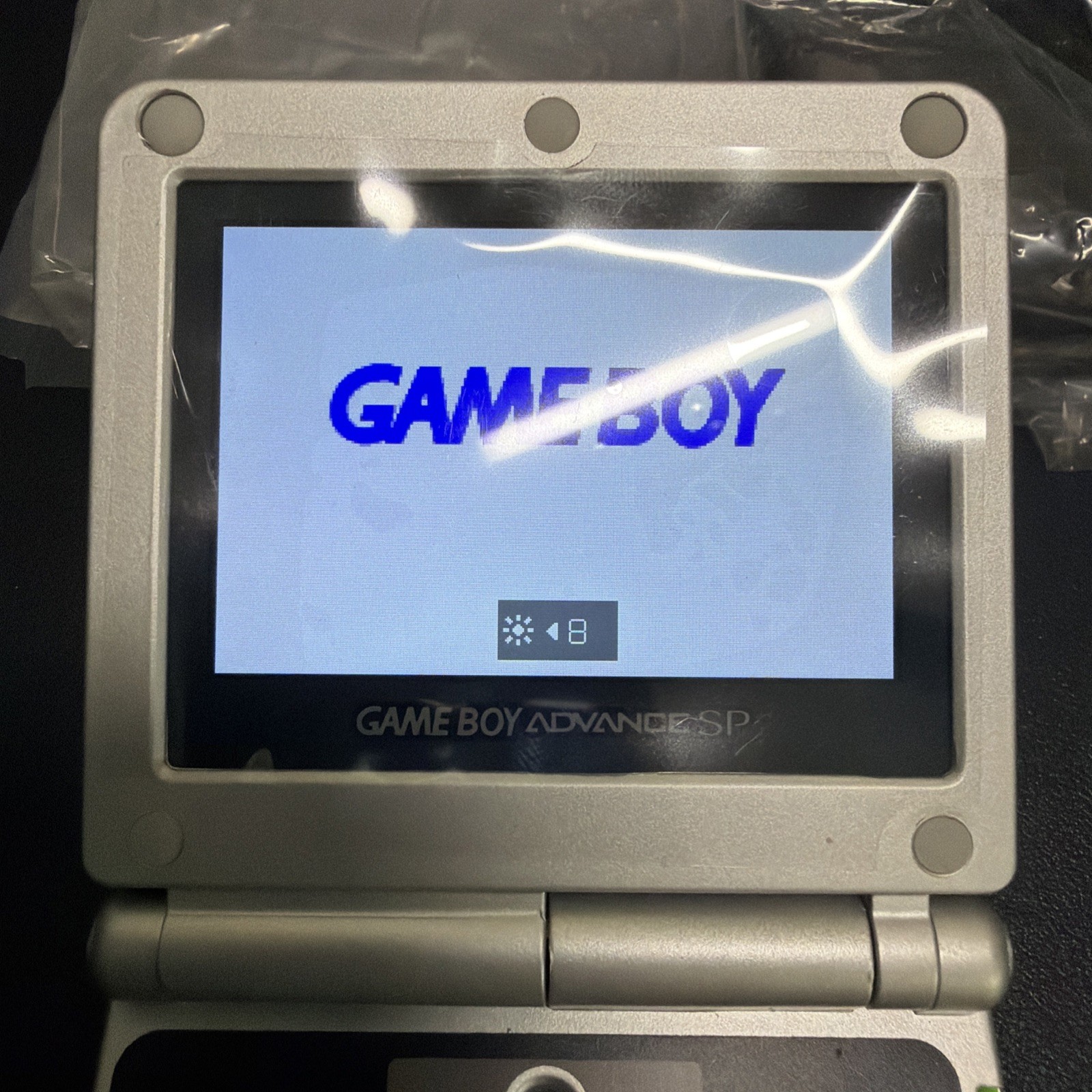 Nintendo Game Boy Advance SP NES Edition Console NEW IPS screen w/ Charger
