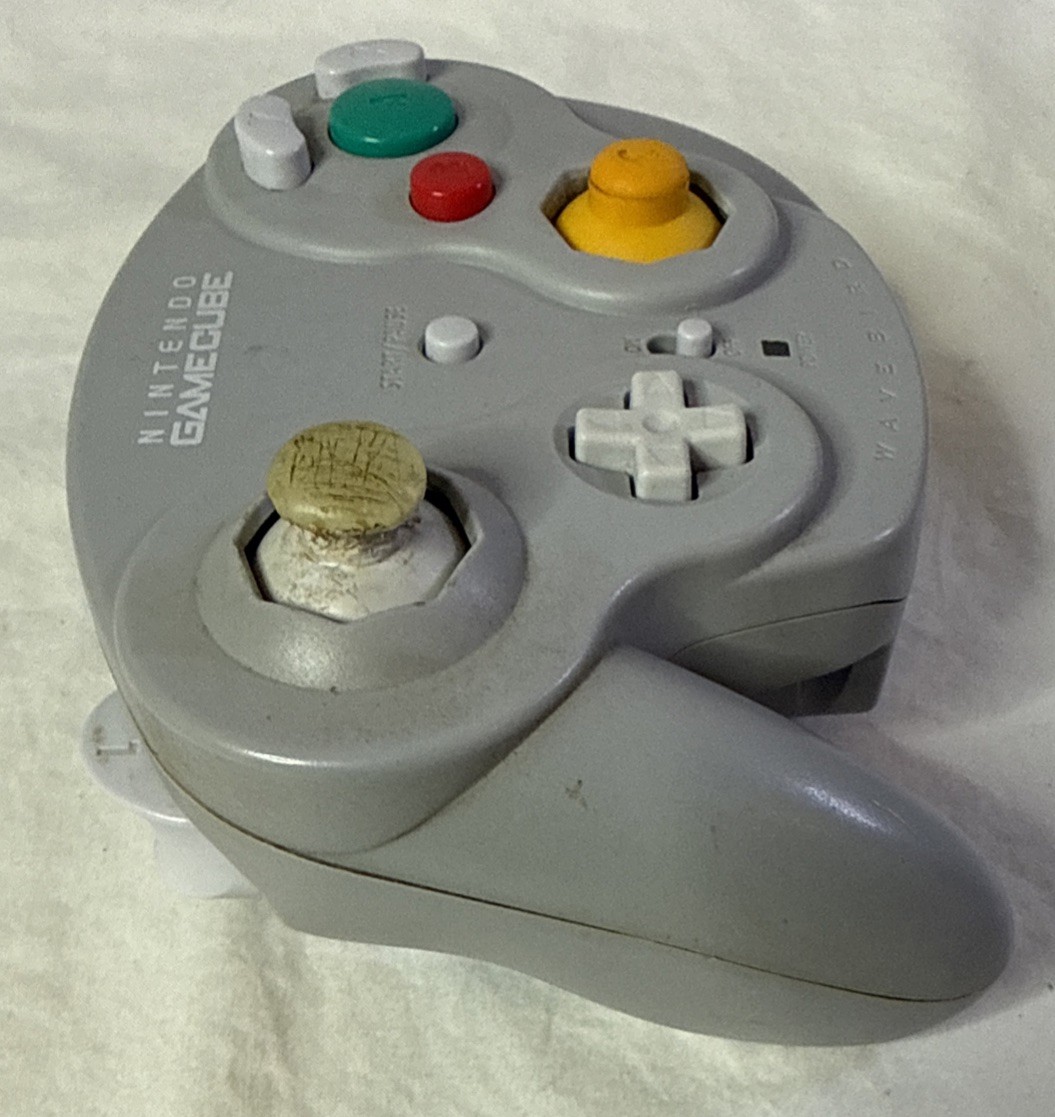Nintendo GameCube WaveBird Wireless Controller with Receiver – Tested & Working