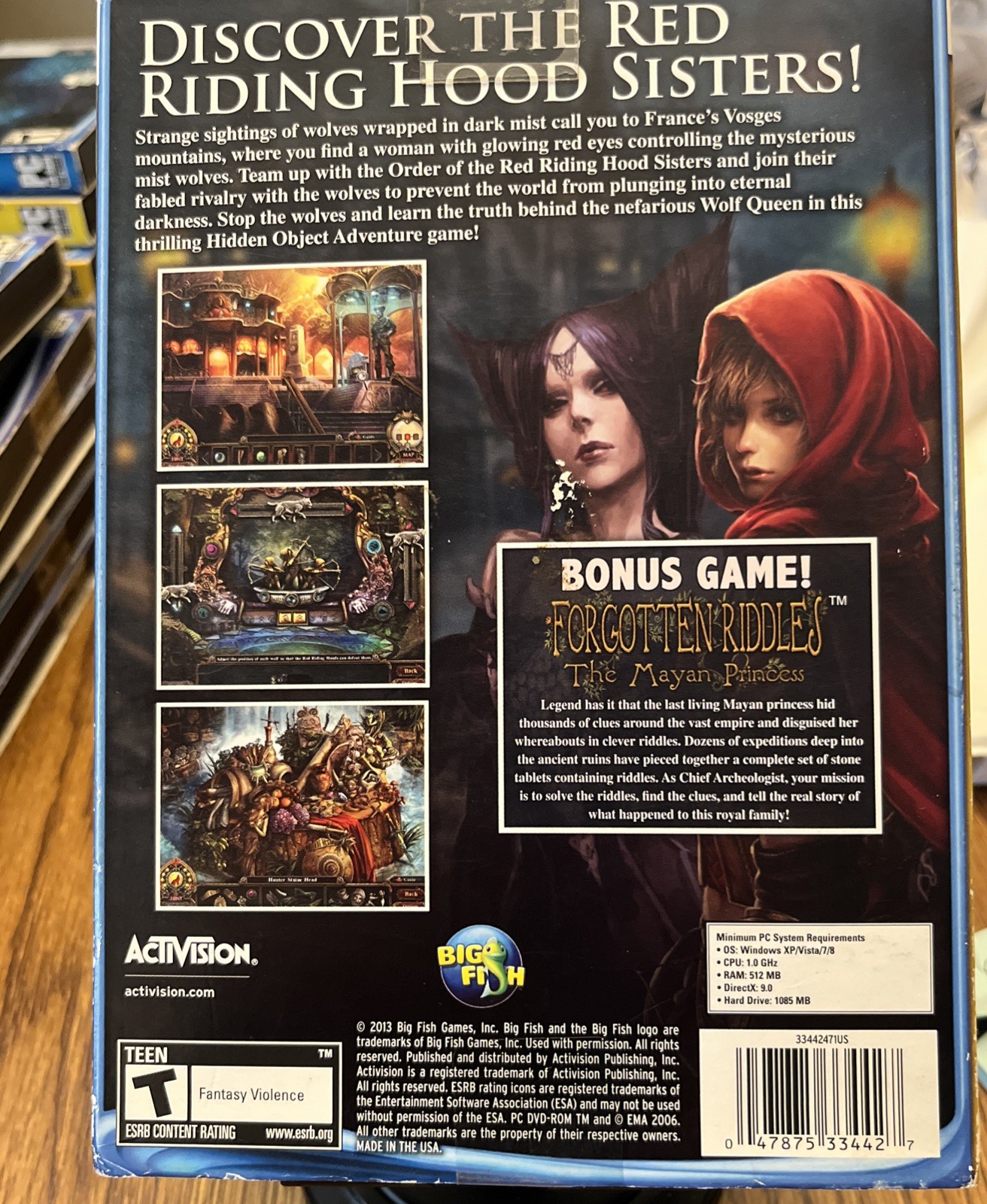 Dark Parables 4 The Red Riding Hood Sisters Collectors Edition PC Big fish games