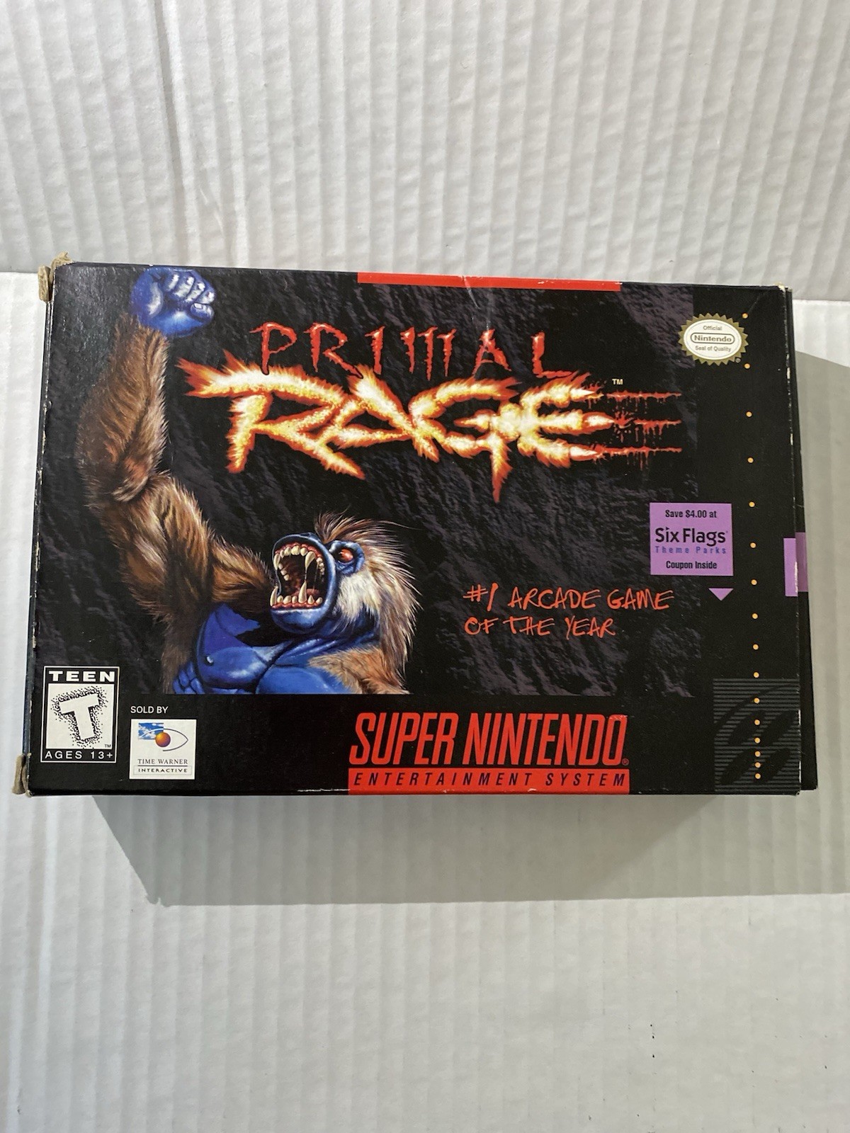 Primal Rage Super Nintendo SNES Complete Very Clean! Tested