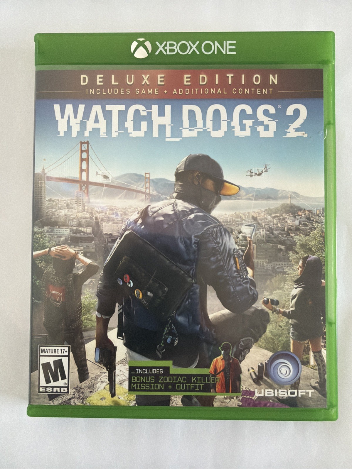 Watch Dogs 2: Deluxe Edition (Microsoft Xbox One, 2016) No DLC