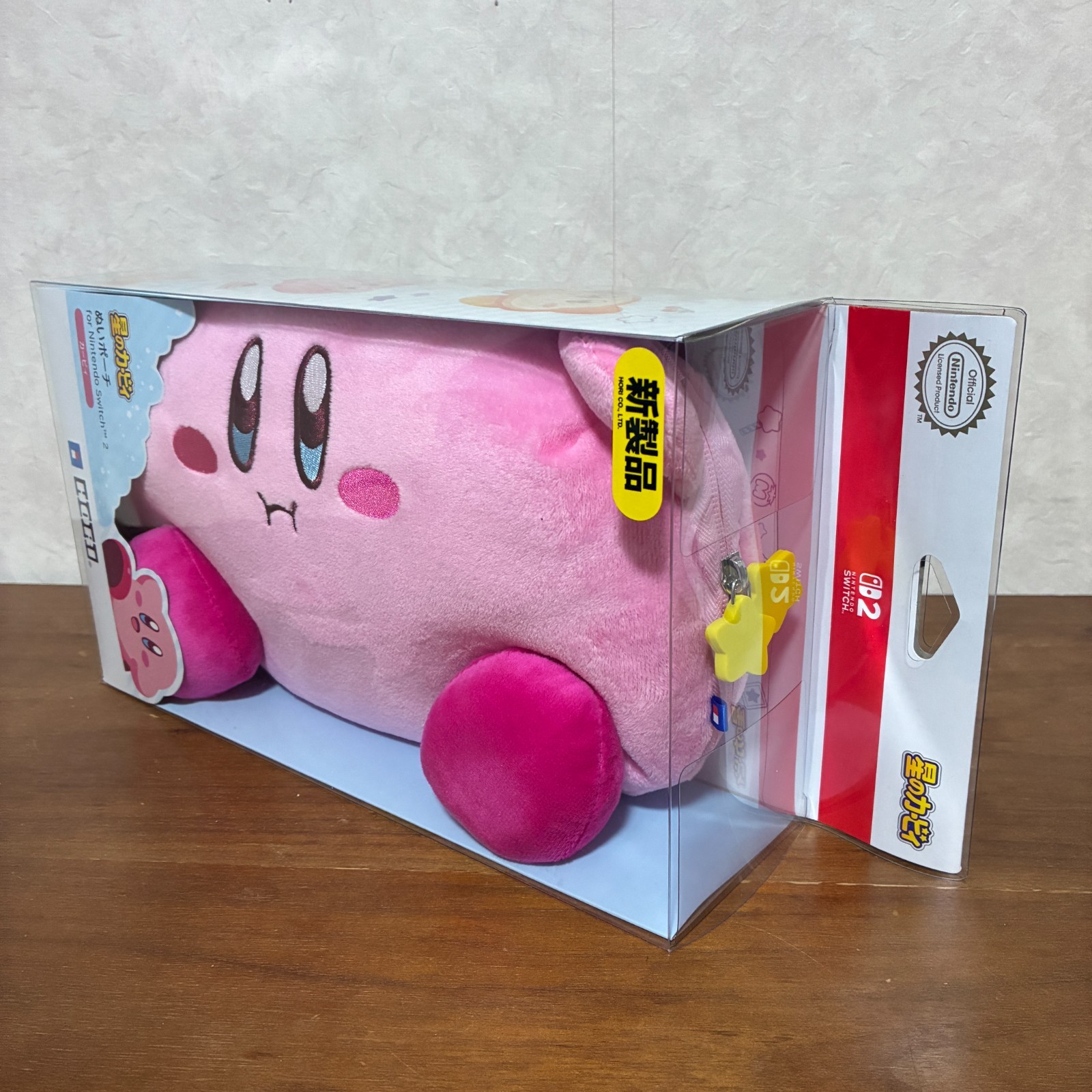 Kirby Plush Pouch for Nintendo Switch 2 OLED HORI 12.00″ 30.5cm Japan Limited