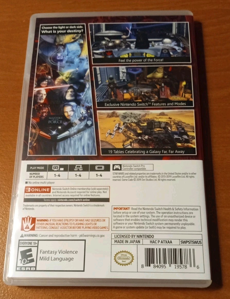 Stars Wars Pinball – Nintendo Switch. ZEN Studios