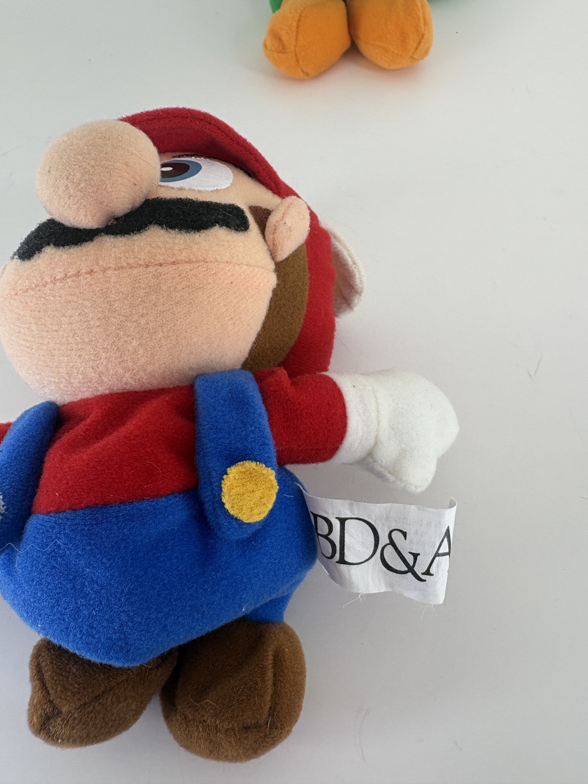 Vintage Nintendo 64 Yoshi & Flying Mario N64 Super Mario Plush Bean Bag BD&A