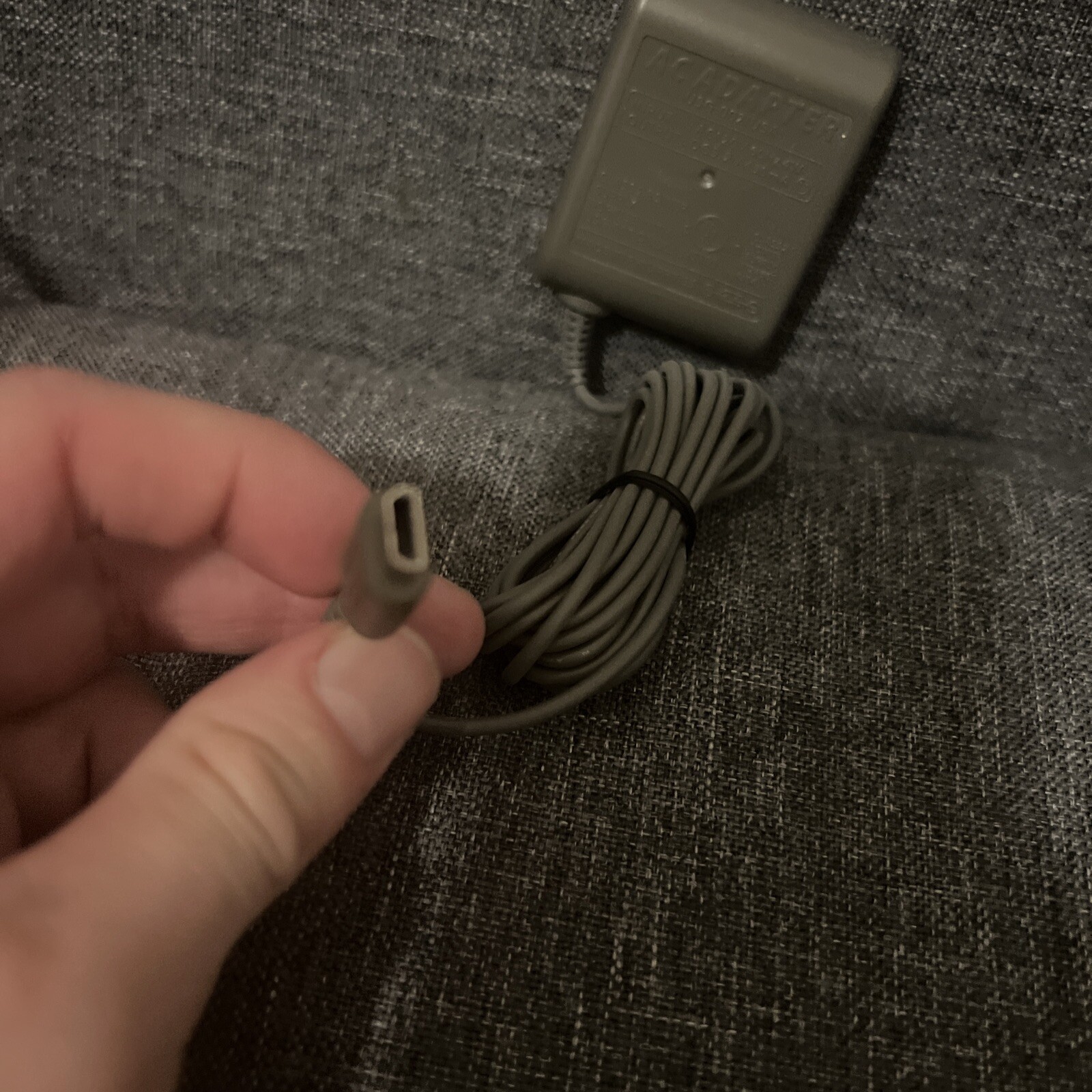 Nintendo Charger Gameboy Advance DS Lite USG-002 AC Adapter Plug Tested OEM Gray