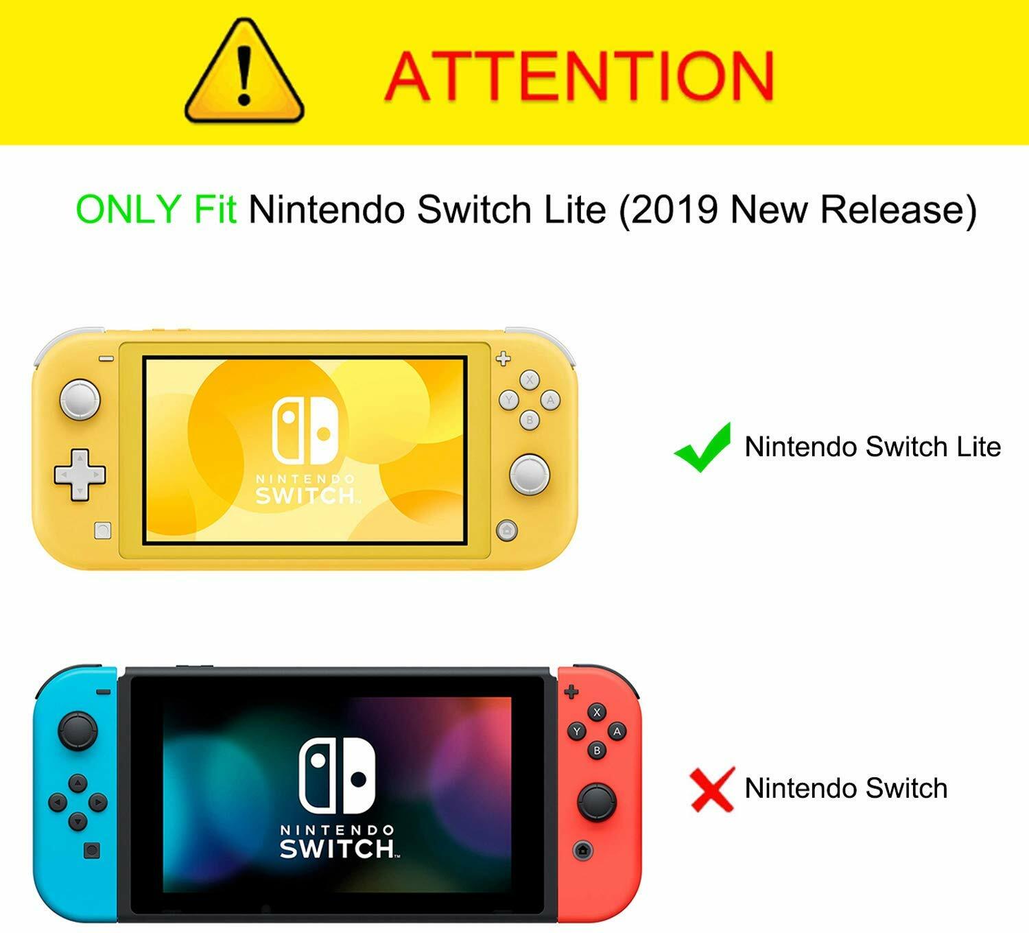 For Nintendo Switch Lite 2019 Console Soft Silicone Case Grip Shock Proof Cover