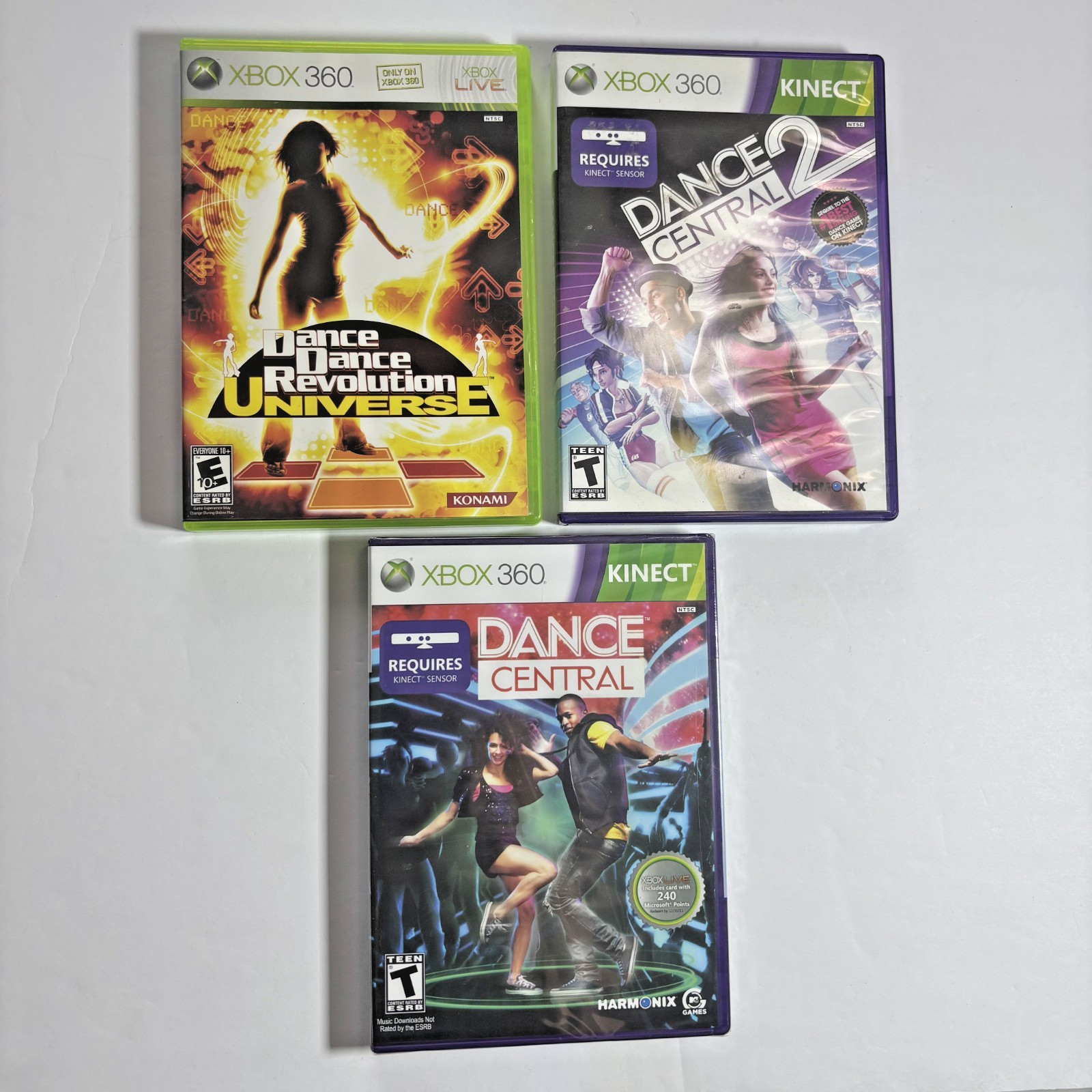 Microsoft Xbox 360 Bulk Lot of 3, Value 29.00