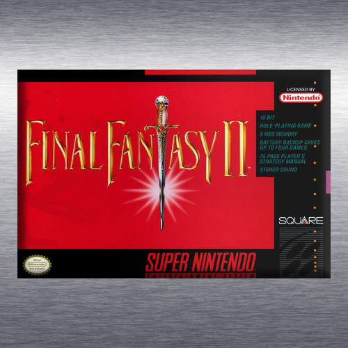 Final Fantasy 2, 3, Mystic Video Game Box Art *SNES* High Quality Magnet