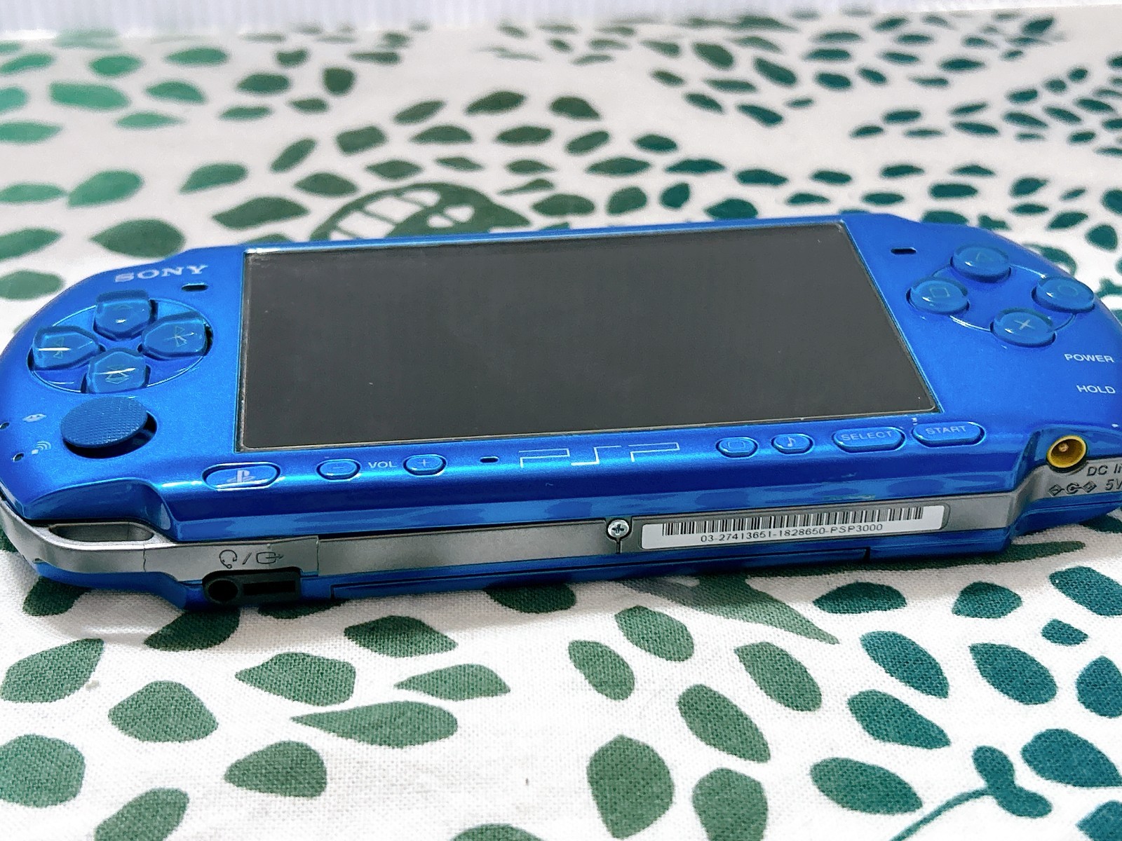 Sony PSP 3000 Console only Vibrant Blue Play Station Portable Japan JP Game Work