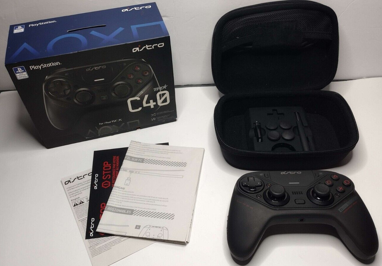 ASTRO Gaming C40 TR Controller For PS4/PC. No Joystick Drift – Great Condition!