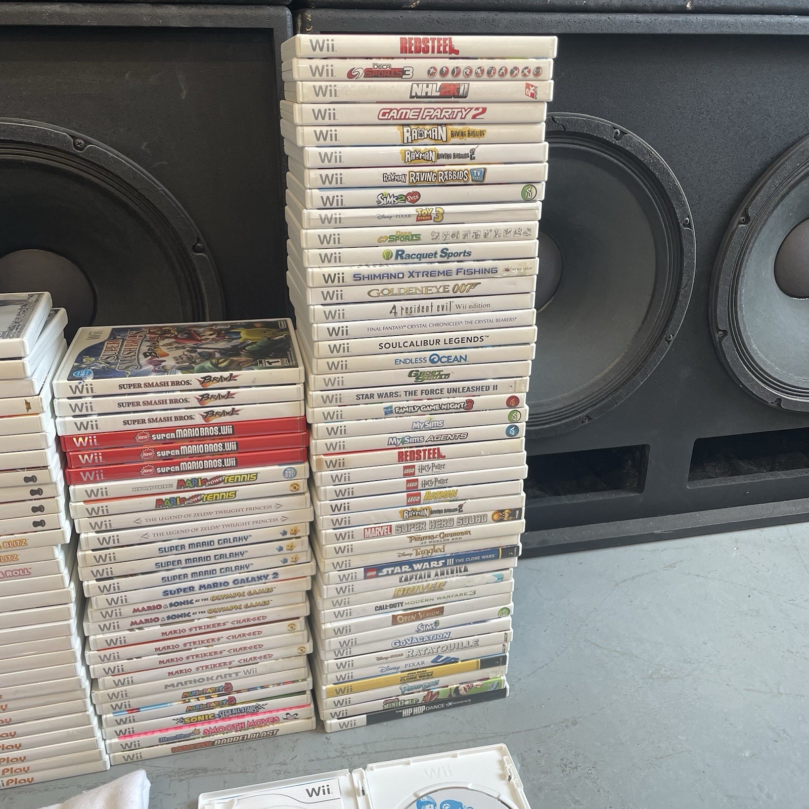 Lot Of 151 Popular Nintendo Wii Games. Untested. Mario Kart, Just Dance, Galaxy