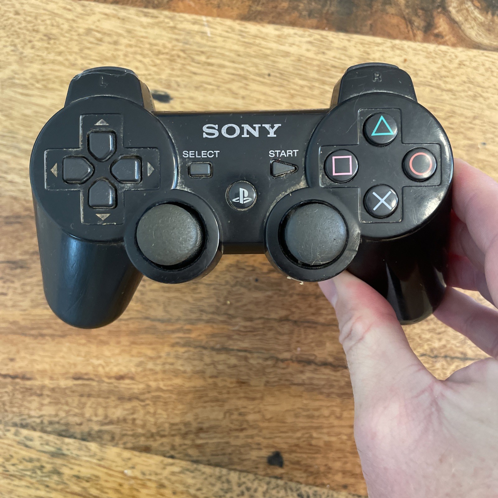 Lot Of 6 PlayStation Controllers Various Models/Colors Untested Selling As Is!