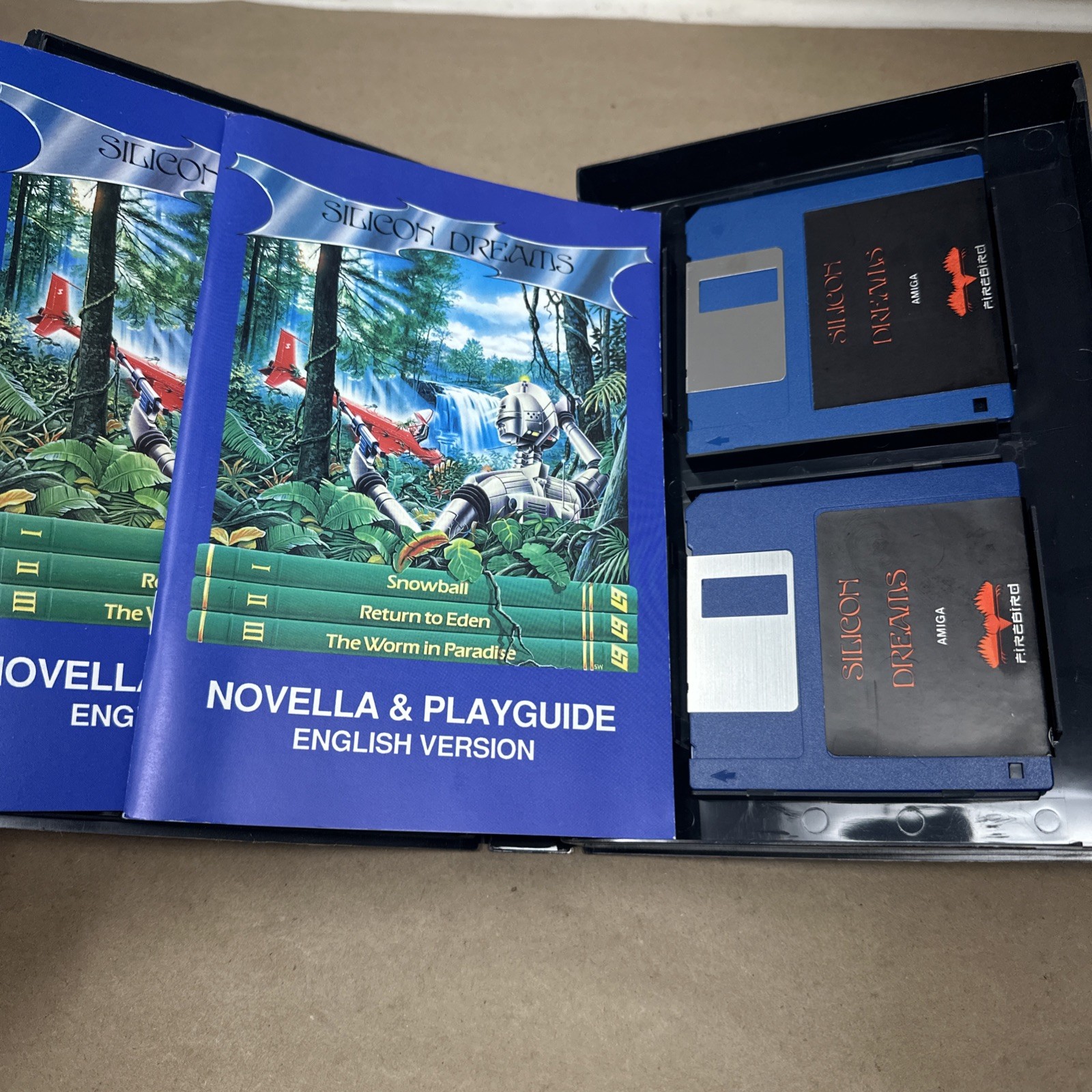 Silicon Dreams Firebird 1986 Amiga Game Big Box Snowball Return Eden A5