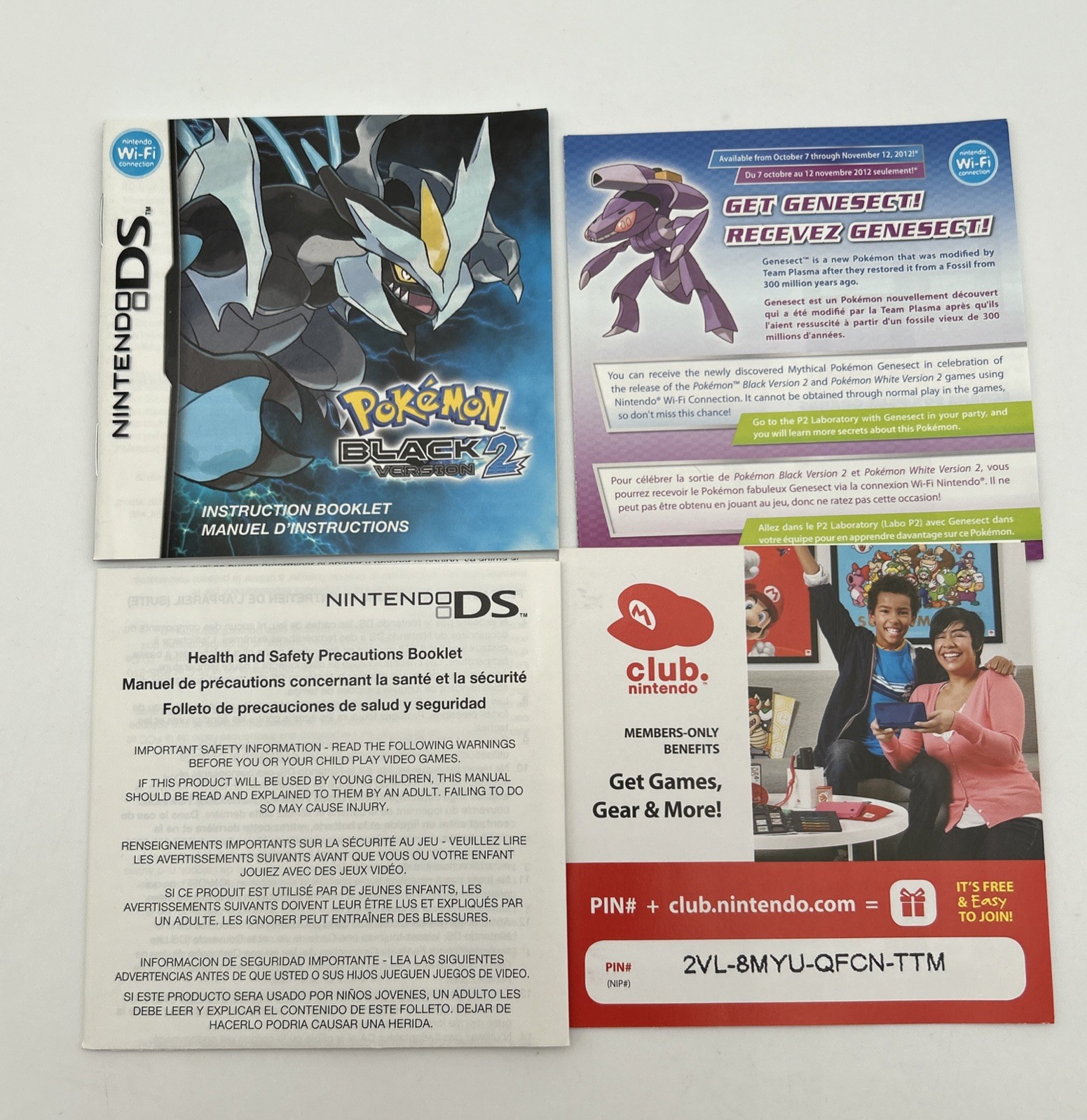 Pokémon: Black Version 2 (DS, 2012) 100% Authentic CIB w/Manual Tested Works EUC