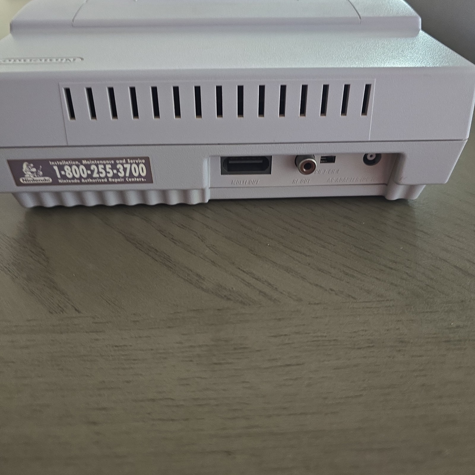 SNES Console Bundle with 4 Games 2 OEM Controllers Tested Great Condition