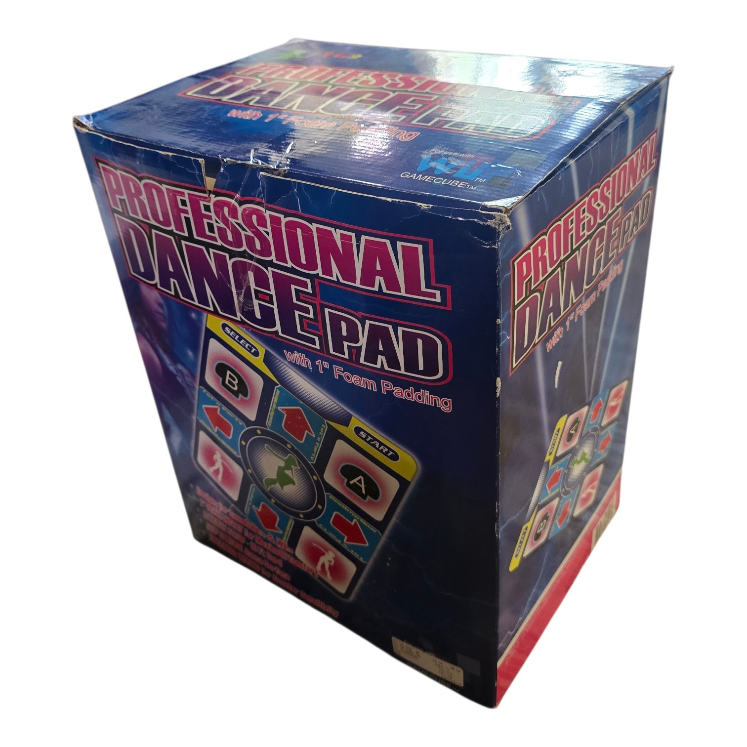 Vintage HGV2 DDR Dance Pad & Padding #W508 Use With GameCube And Wii