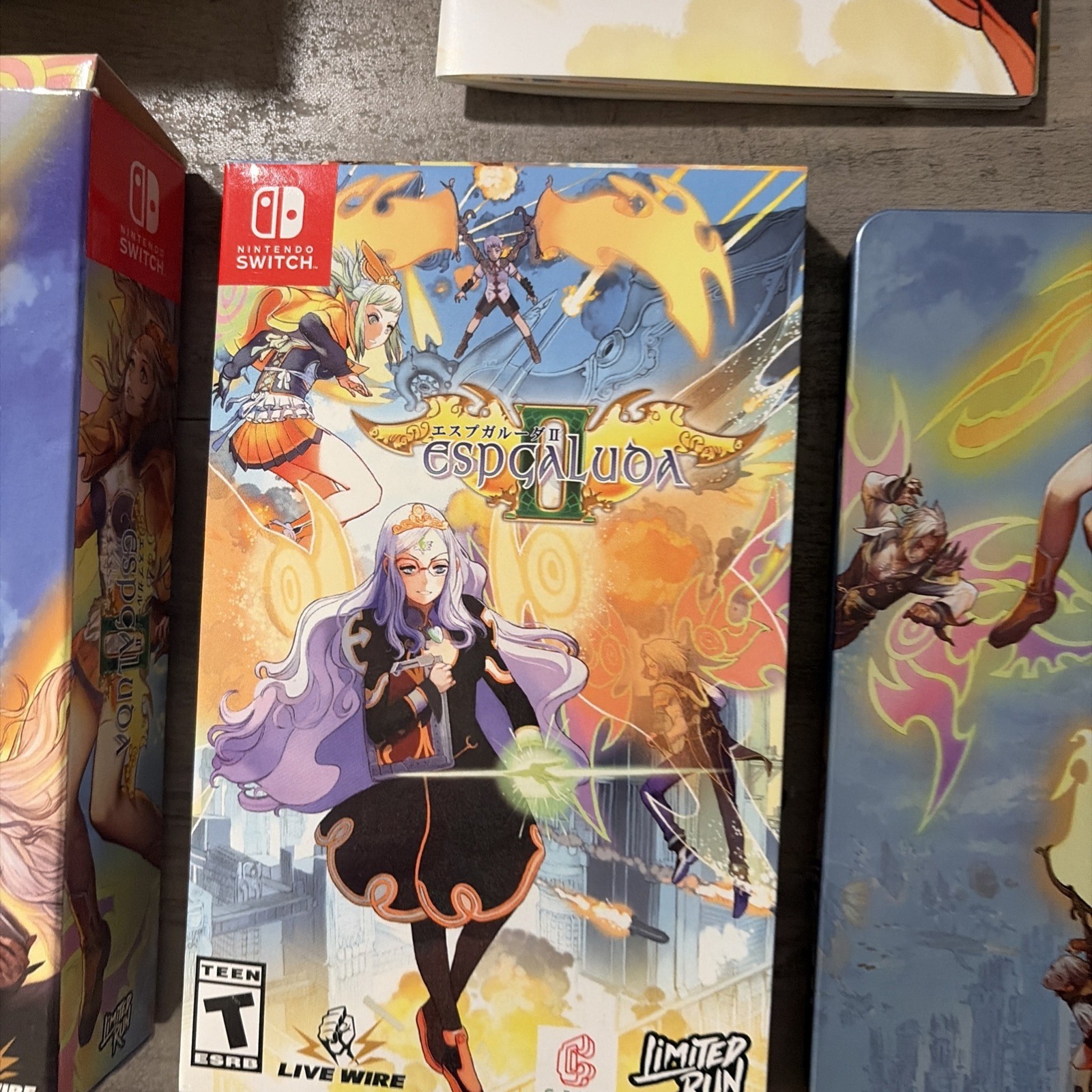 Espgaluda II Steelbook Edition w/ Mini Arcade Switch LTR #155 NO GAME
