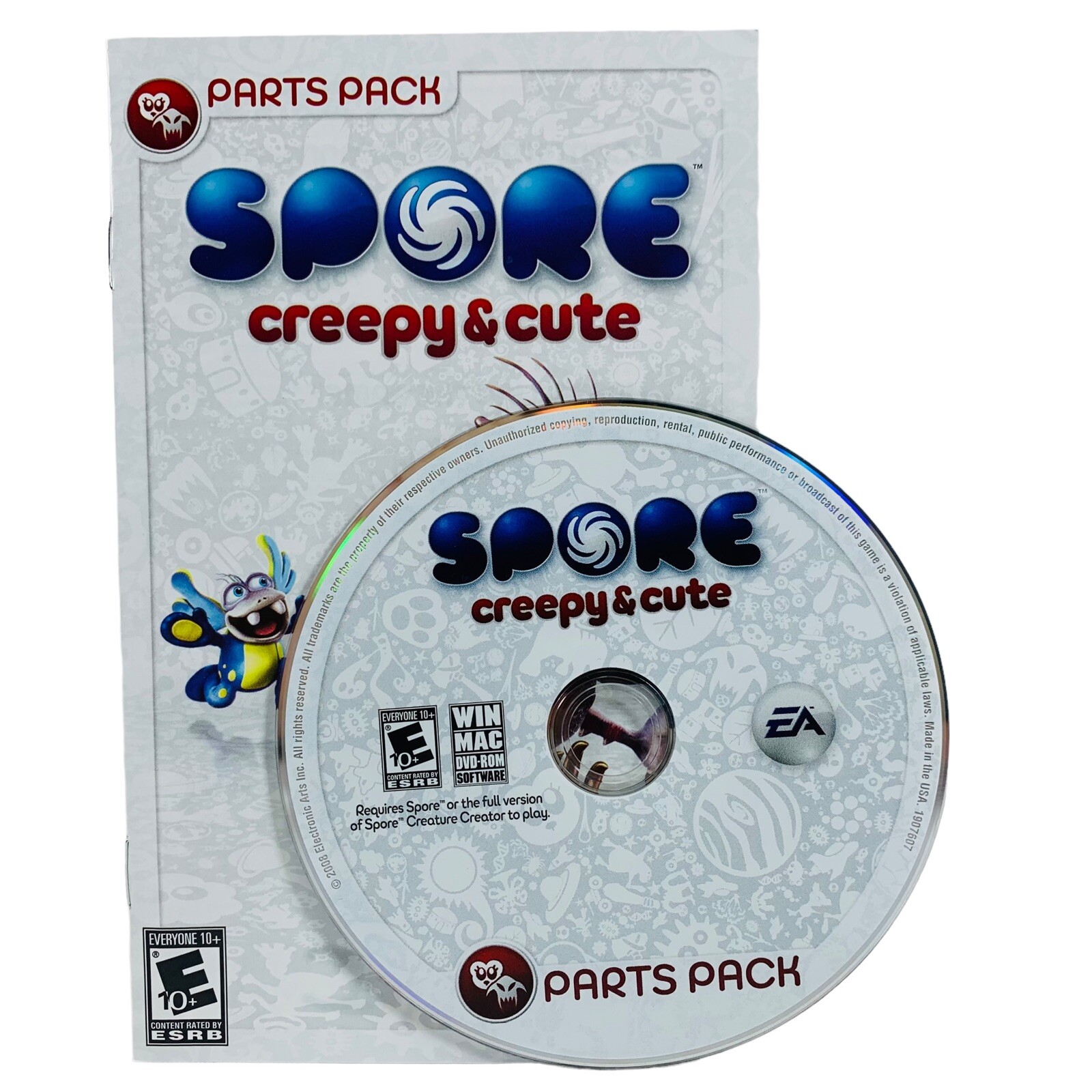 Spore w/ Creature Creator and Creep & Cute (2008) – WIN MAC DVD-ROM Video Game