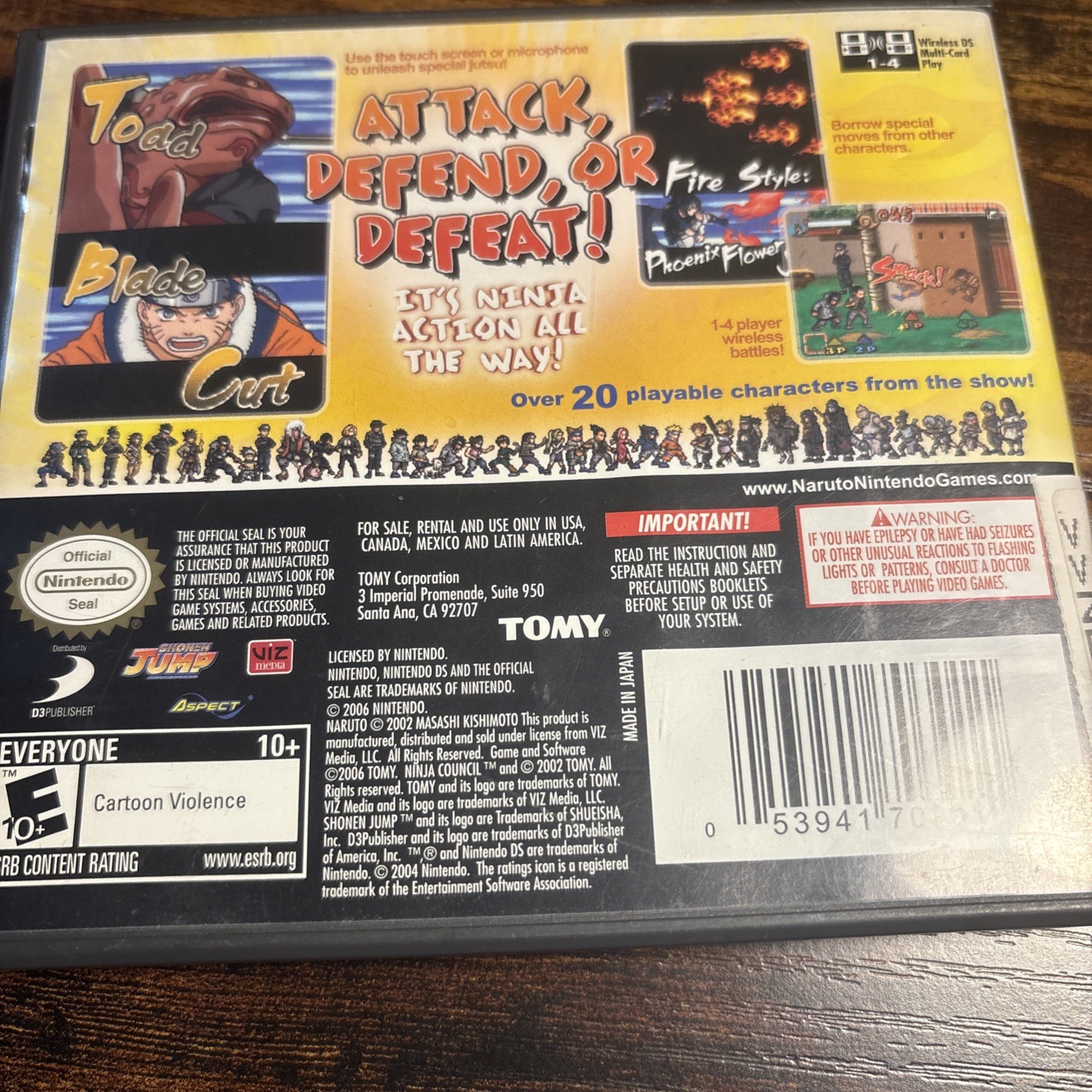 Naruto: Ninja Council 3 Complete in Box with Manual for Nintendo DS (2007)
