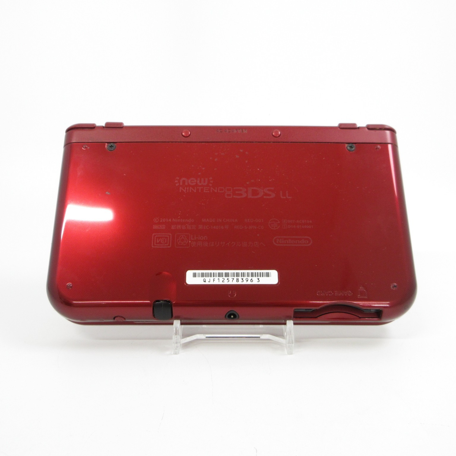 【Excellent】Nintendo New 3DS LL XL Metallic Red Console Japanese Ver. #ReRe08/061