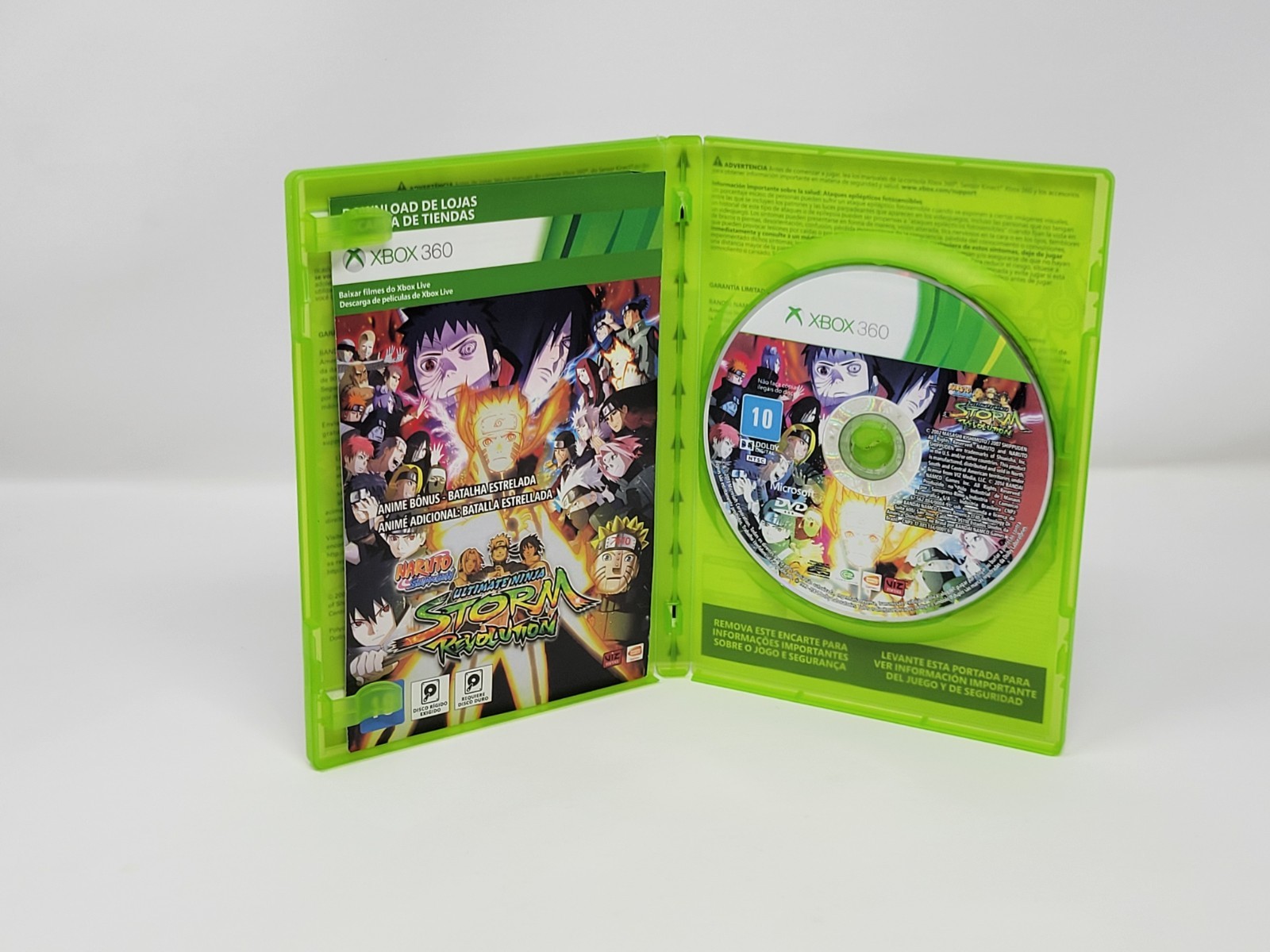 Naruto Shippuden: Ultimate Ninja Storm Revolution Xbox 360 Brazil NTSC Release