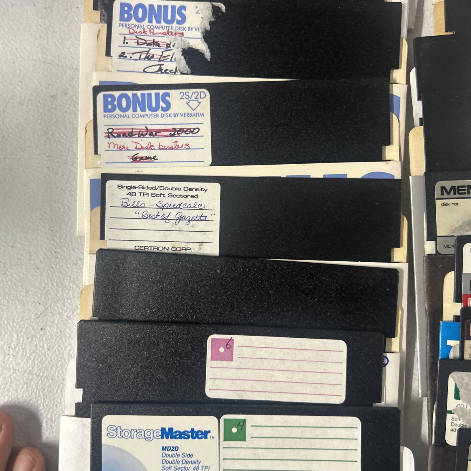 Commodore 64 Floppy Disks With Games Selling As Is for Blank Disk LOT Of 60