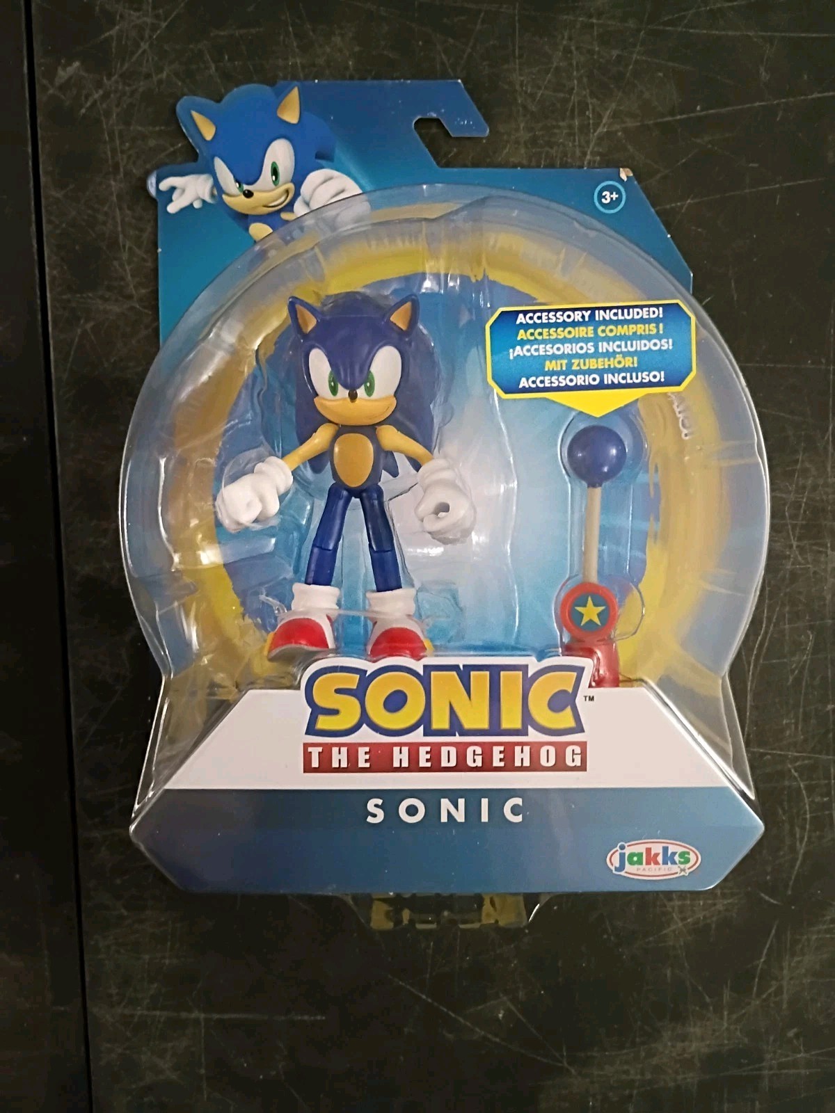 5-PK SONIC the HEDGEHOG 4″ Lot Knuckles Trip Metal Classic Modern 35th Jakks