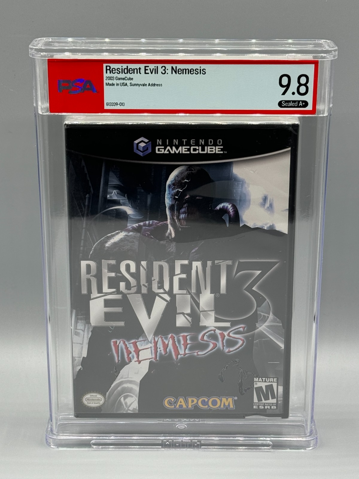 Resident Evil 3 Nemesis Nintendo Gamecube Sealed New PSA 9.8 A+ Graded Capcom