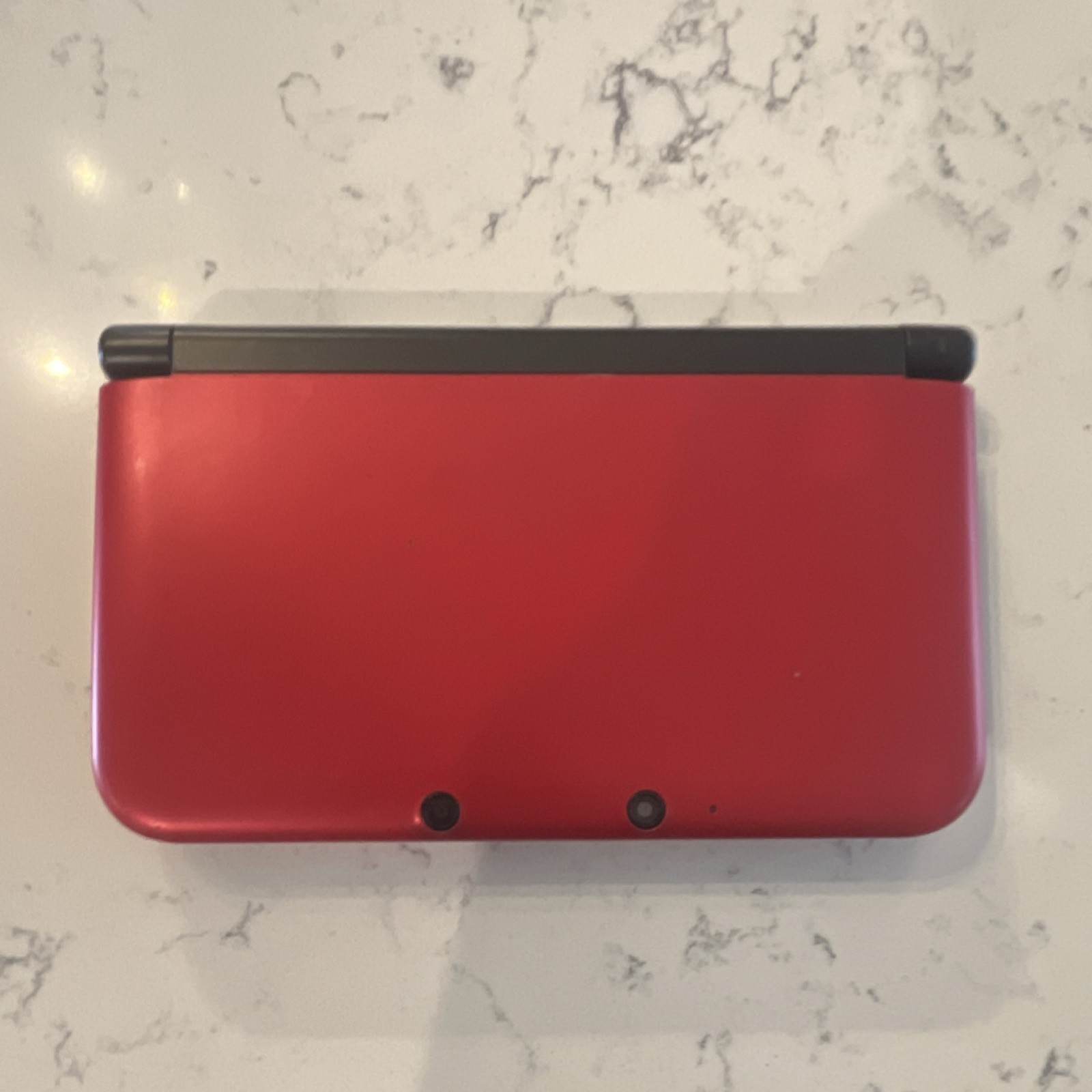 Nintendo 3DS LL Red Black Handheld Wi-Fi Capability Audio Jack