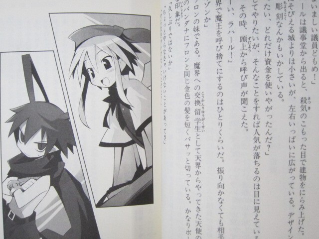 DISGAEA On Love w/Poster Novel Complete Set 1&2 SOW KAMISHIRO Sony PS2 Japan *
