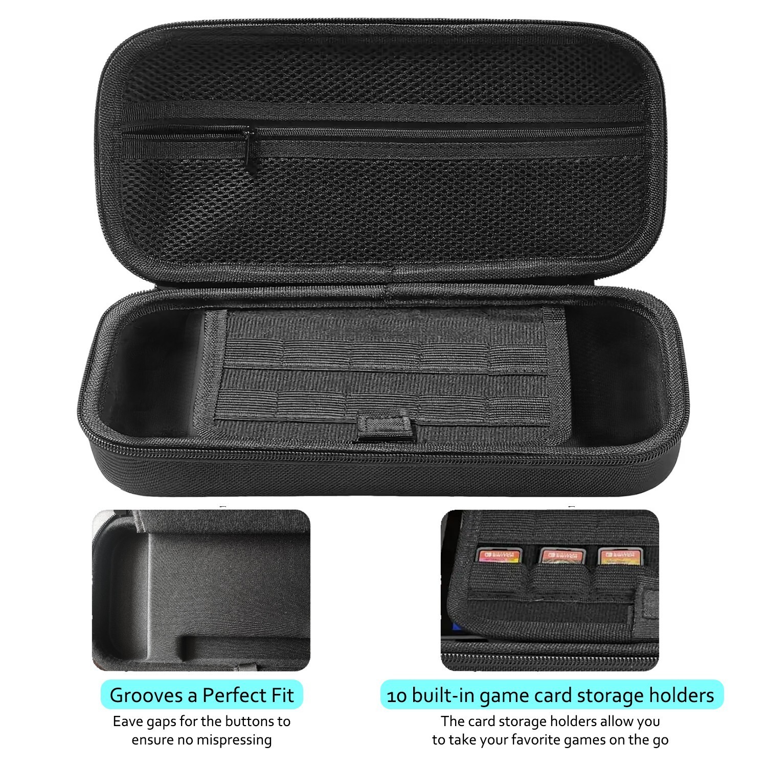 Carrying Case for Nintendo Switch 2 (2025) Rugged Protective Travel Bag Cover