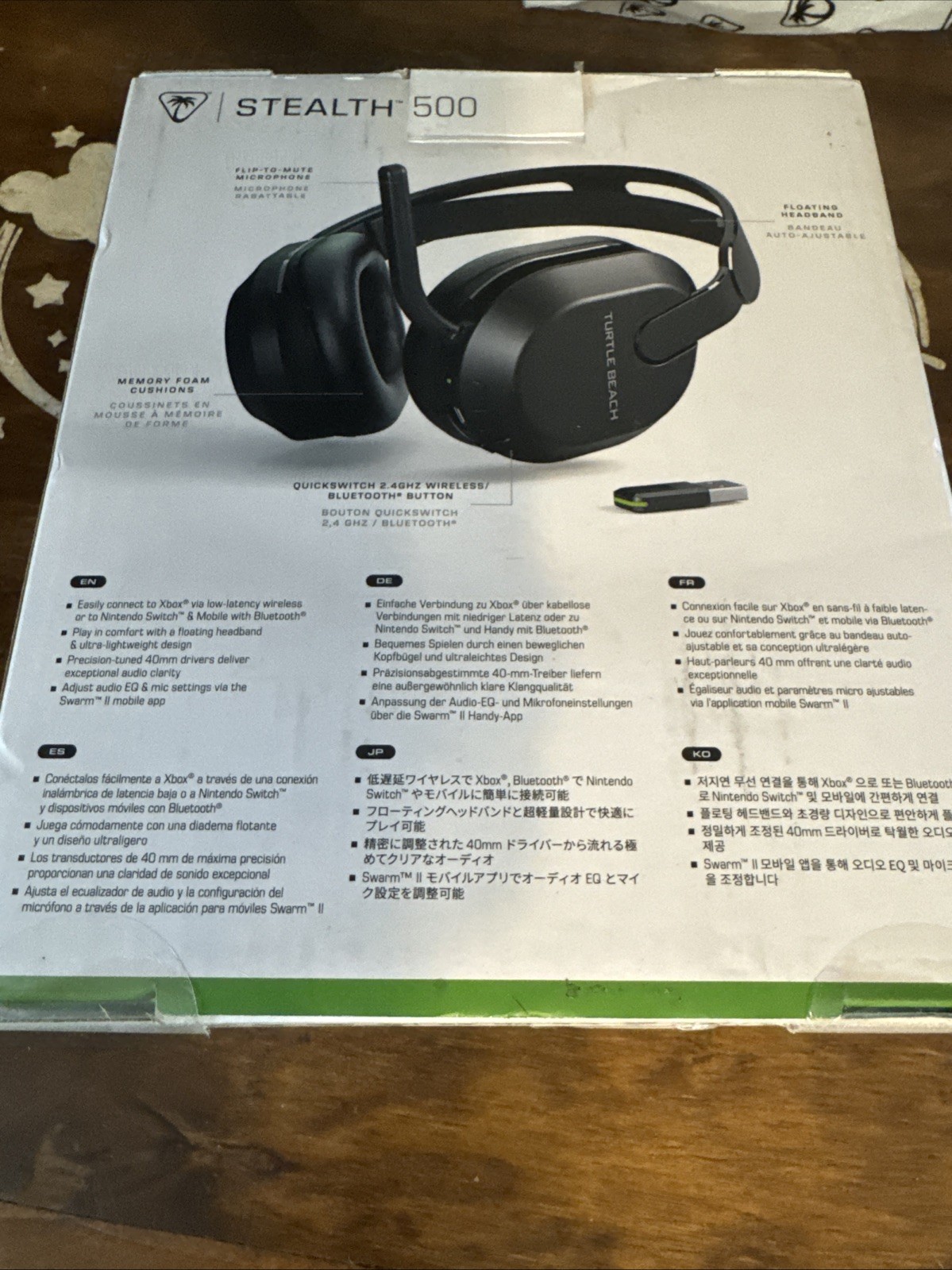 Turtle Beach Stealth 500 Wireless Bluetooth Gaming Headset – Black *READ*