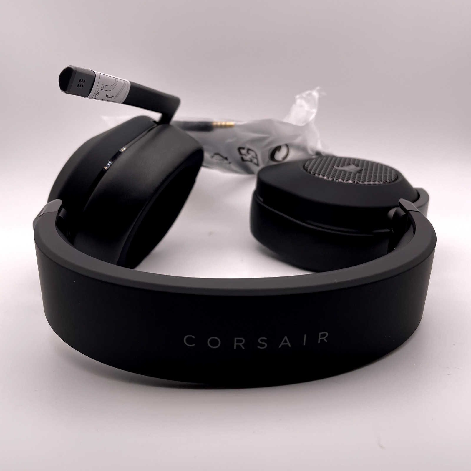 CORSAIR HS65 SURROUND Wired Gaming Headset – Open Box – USB Adapter Not Included