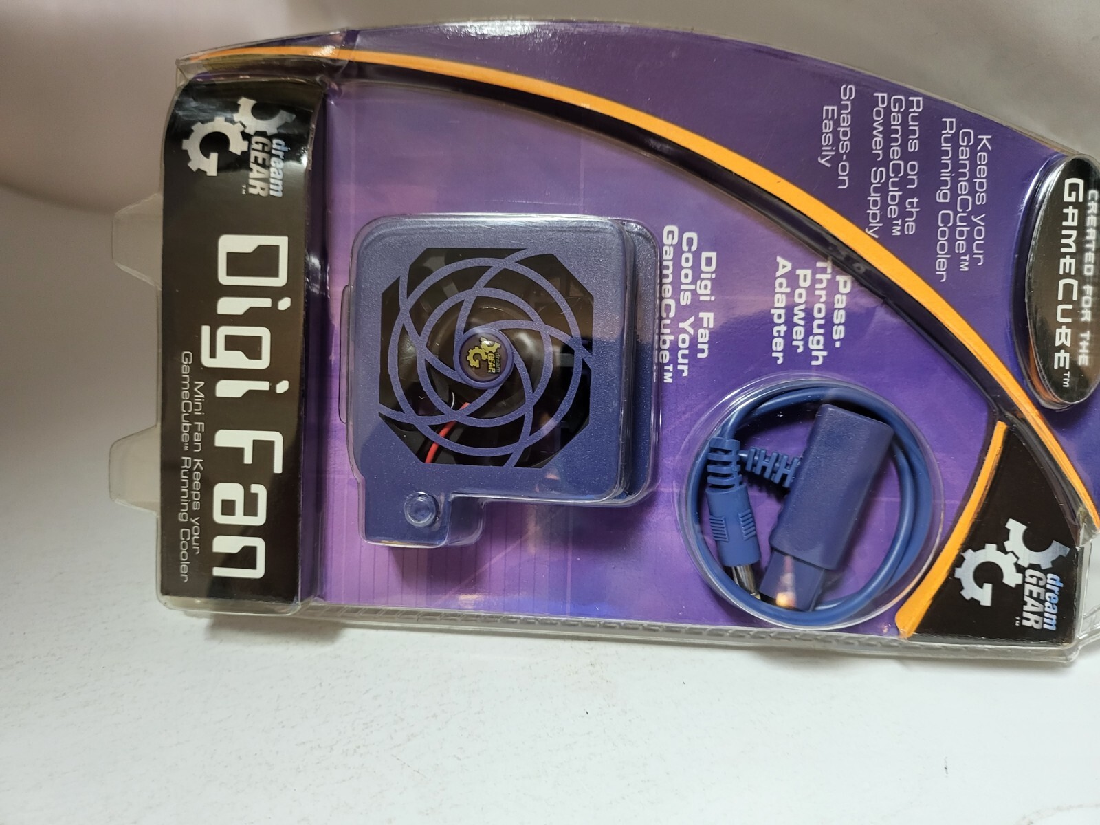 NEW Snap on External indigo/Purple Gamecube Console System Digi Cooling Fan