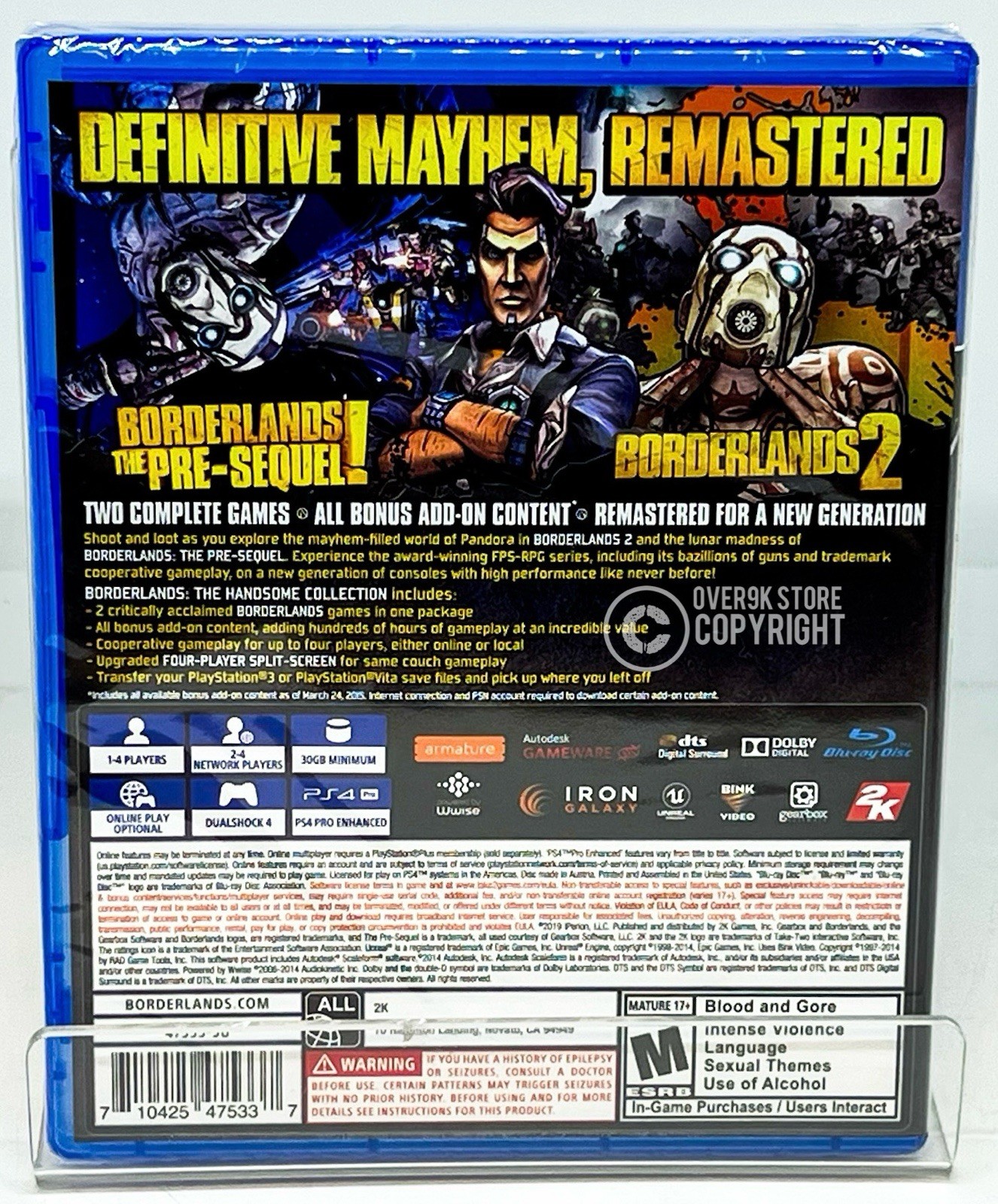 Borderlands Bundle w/ 3 games – PS4 – US Version | Brand New | Factory Sealed