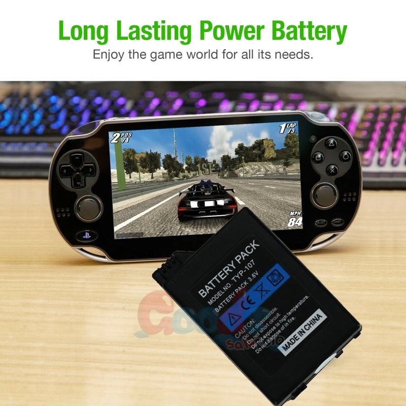 3.6V 3600mAh Rechargeable Replacement Battery for Sony PSP 2000 3000 2001 3001