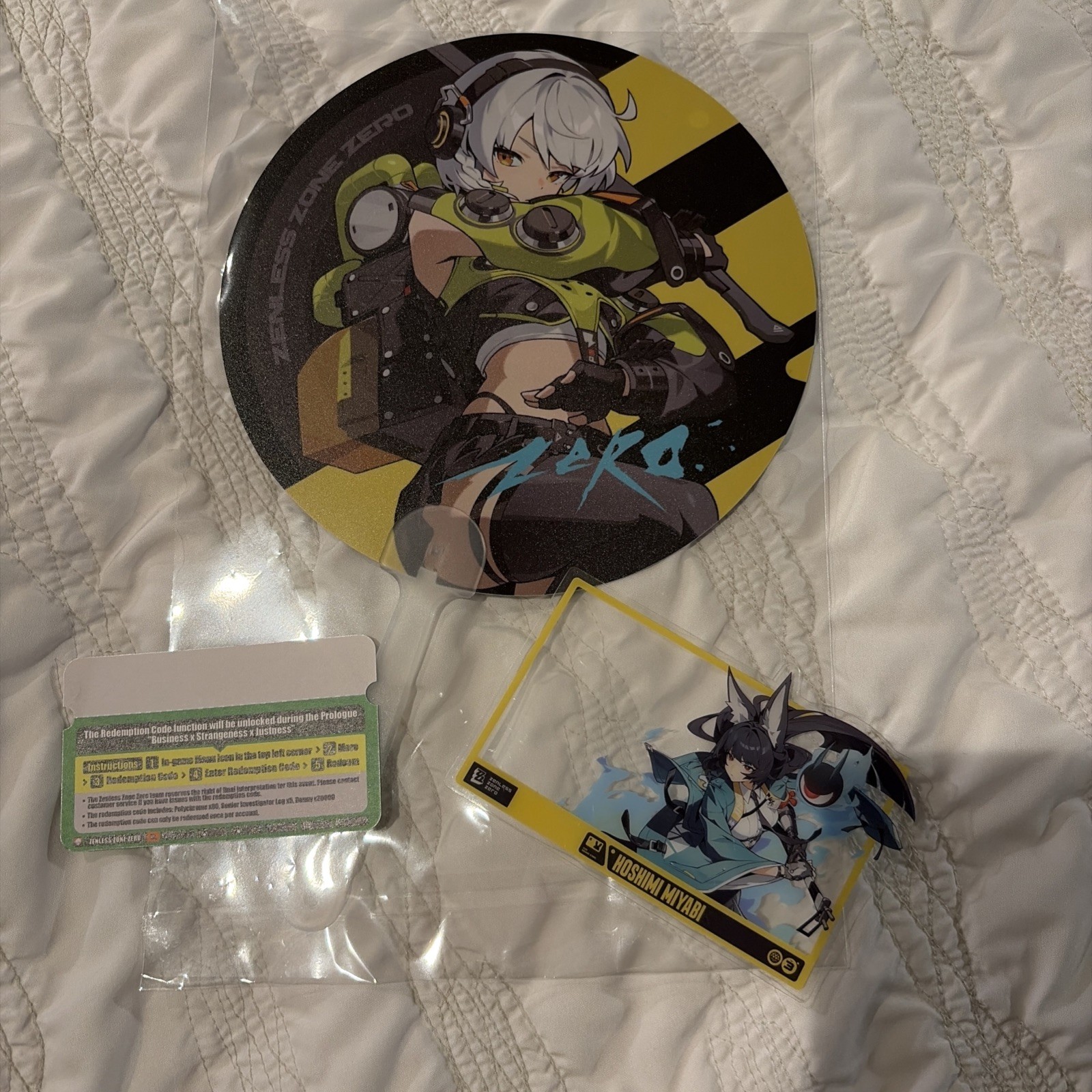 Anime Expo 2026 AX Zenless Zone Zero Tote Bag, Fan, Clear Card & Redemption
