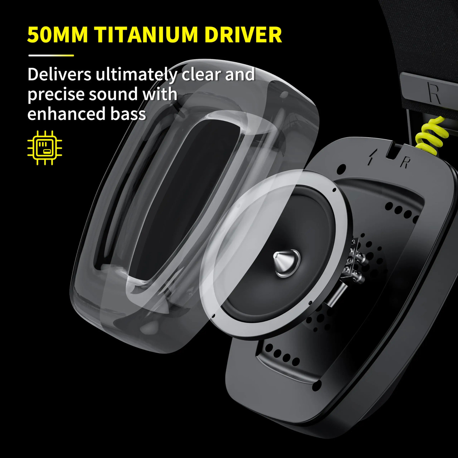 BINNUNE BW06 Wireless Gaming Headset 2.4GHz + Bluetooth PS5 PS4 PC Mac 48hr
