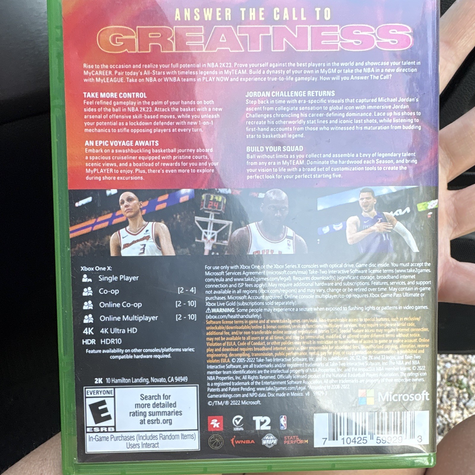 2K NBA 2K23 (Xbox One) 2022 E 4K Ultra HD Online Multiplayer Basketball