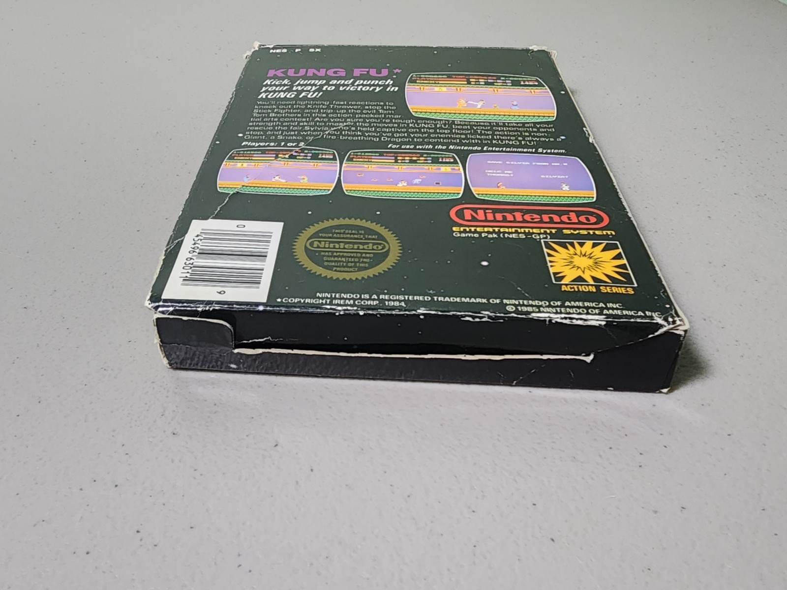Kung Fu (Nintendo Entertainment System, 1985) CIB Complete Tested *READ*