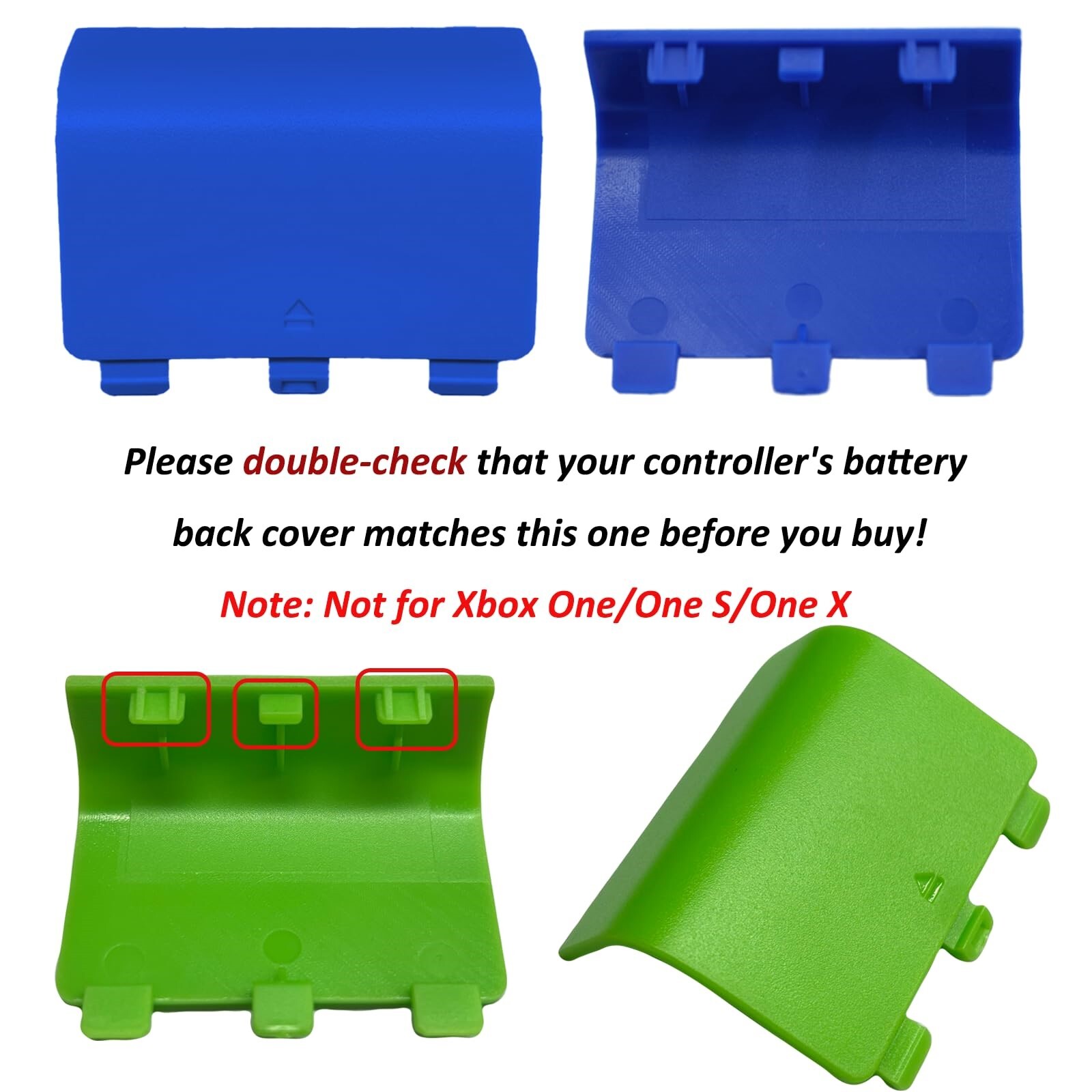 Multi – color Optional Plastic Handle Battery Cover for Xbox Series S/X Gamepad
