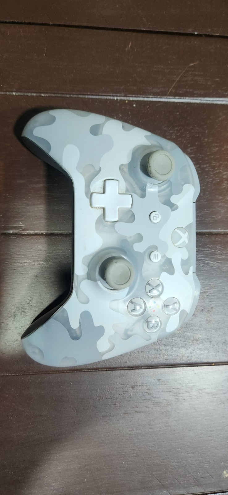 Microsoft Xbox One Wireless Controller Gray Camo Winter Forces 1708 *NO BACK*
