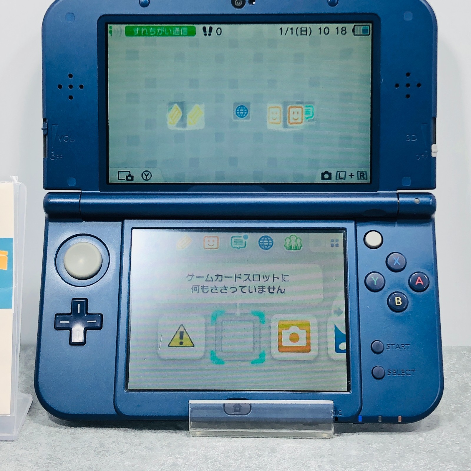 [Top IPS / EX+3] New Nintendo 3DS LL XL Metallic Blue console NTSC-J with BOX