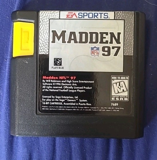 Sega Genesis Madden 97 Cartridge Only Good Condition Untested