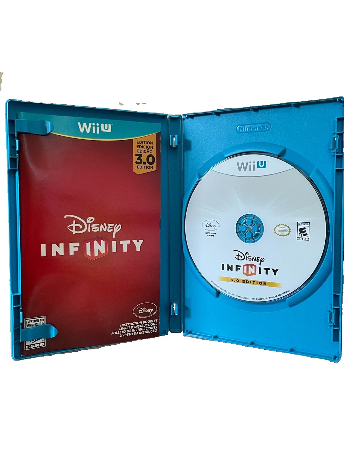 Disney Infinity 2.0 & 3.0 Figures Lot Of 10 & Disney Infinity 3.0 WiiU Game
